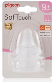 Pigeon Softouch III Peristaltic Plus Teat 2PK