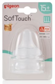 Pigeon Softouch III Peristaltic Plus Teat 2PK