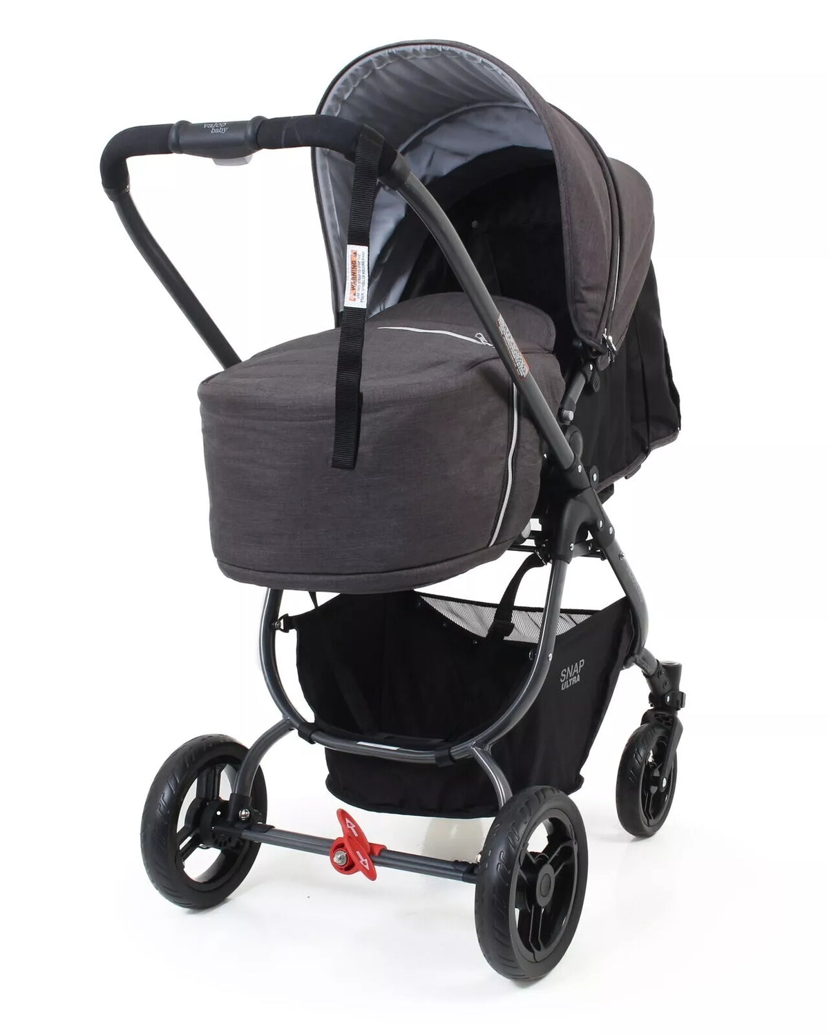 Valco Baby Snap Ultra Tailormade Stroller - Charcoal + BONUS Cup Holder