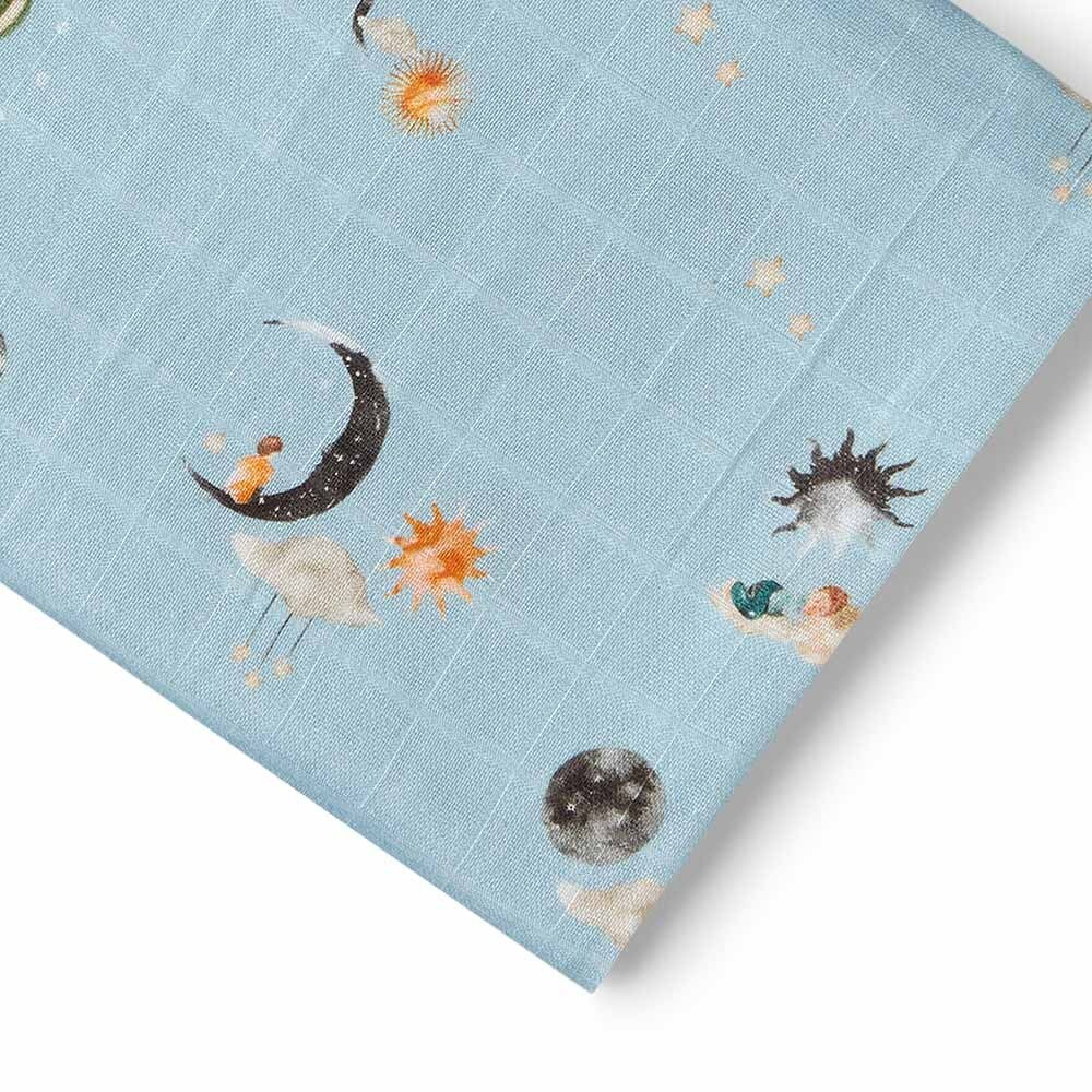 Snuggle Hunny Snuggle Organic Muslin Wrap - Dino