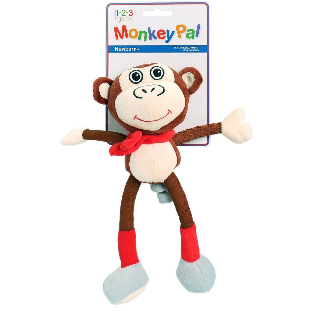 123 Grow Monkey Pal - Brown - TOYS &amp; PLAY - HAND HELD/EDUCATIONAL