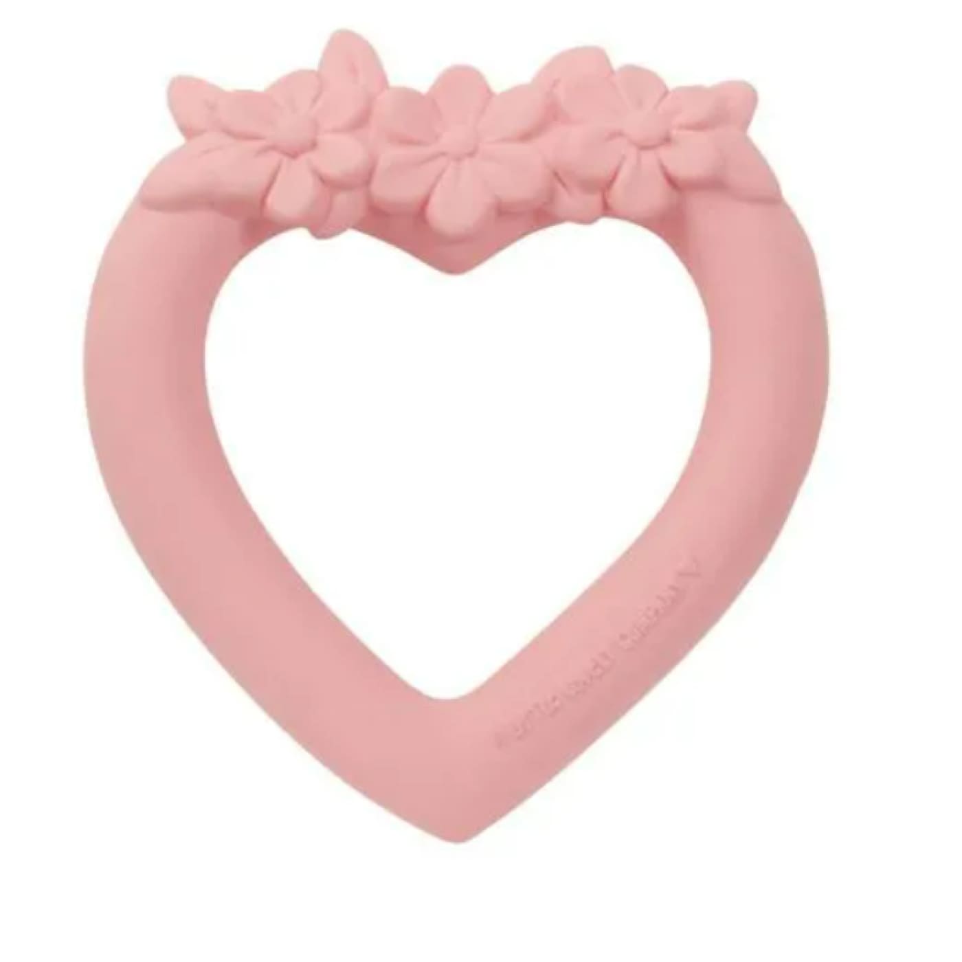 A Little Lovely Company Sweet Heart Teething Rings - Pink - Pink - NURSING & FEEDING - TEETHERS/TEETHING JEWELLERY