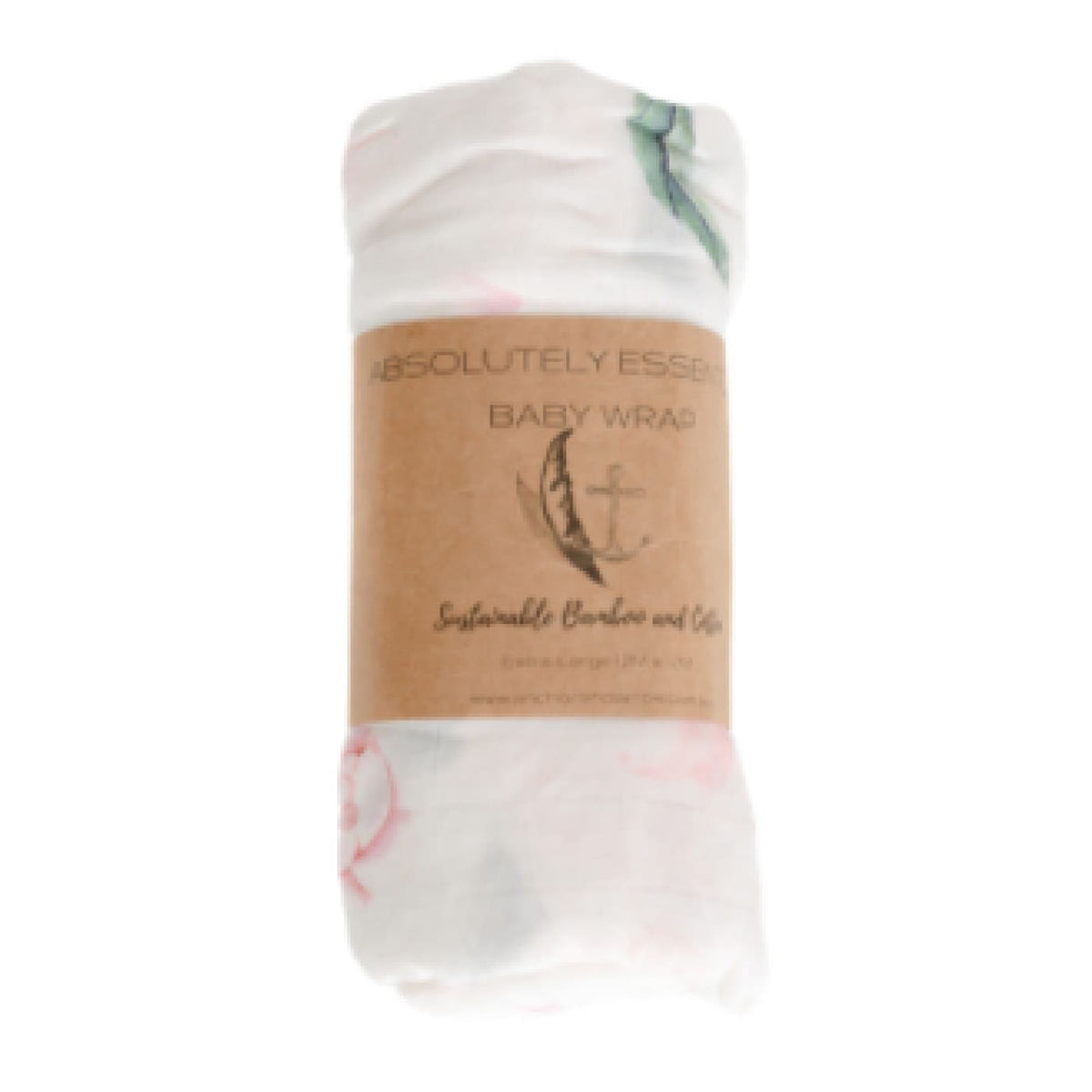 Anchor &amp; Arrow Oraganic Cotton Swaddle - Pretty Peony - Pretty Peony - NURSERY &amp; BEDTIME - SWADDLES/WRAPS