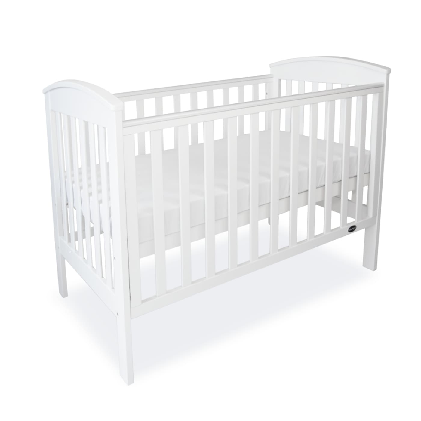 Babyhood Classic Curve Cot - White - NURSERY & BEDTIME - COTS