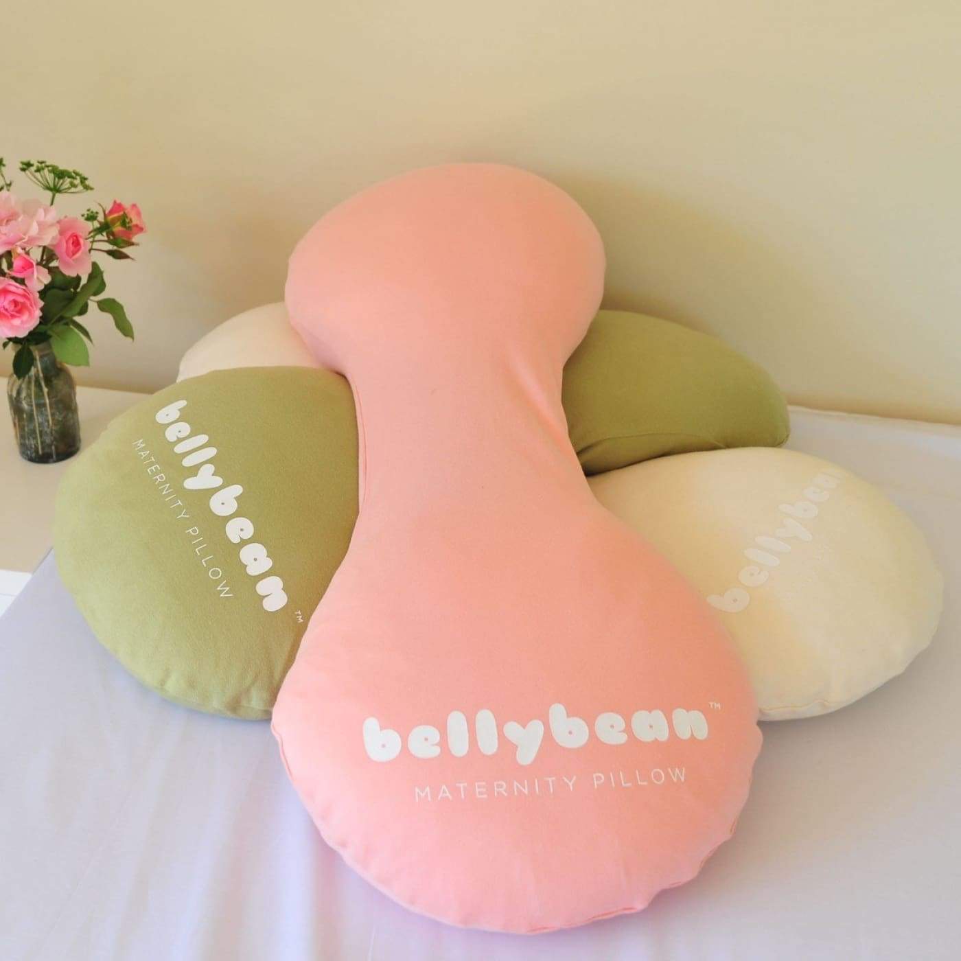 Bellybean Maternity Pillow - Dusty Pink - FOR MUM - MATERNITY PILLOWS