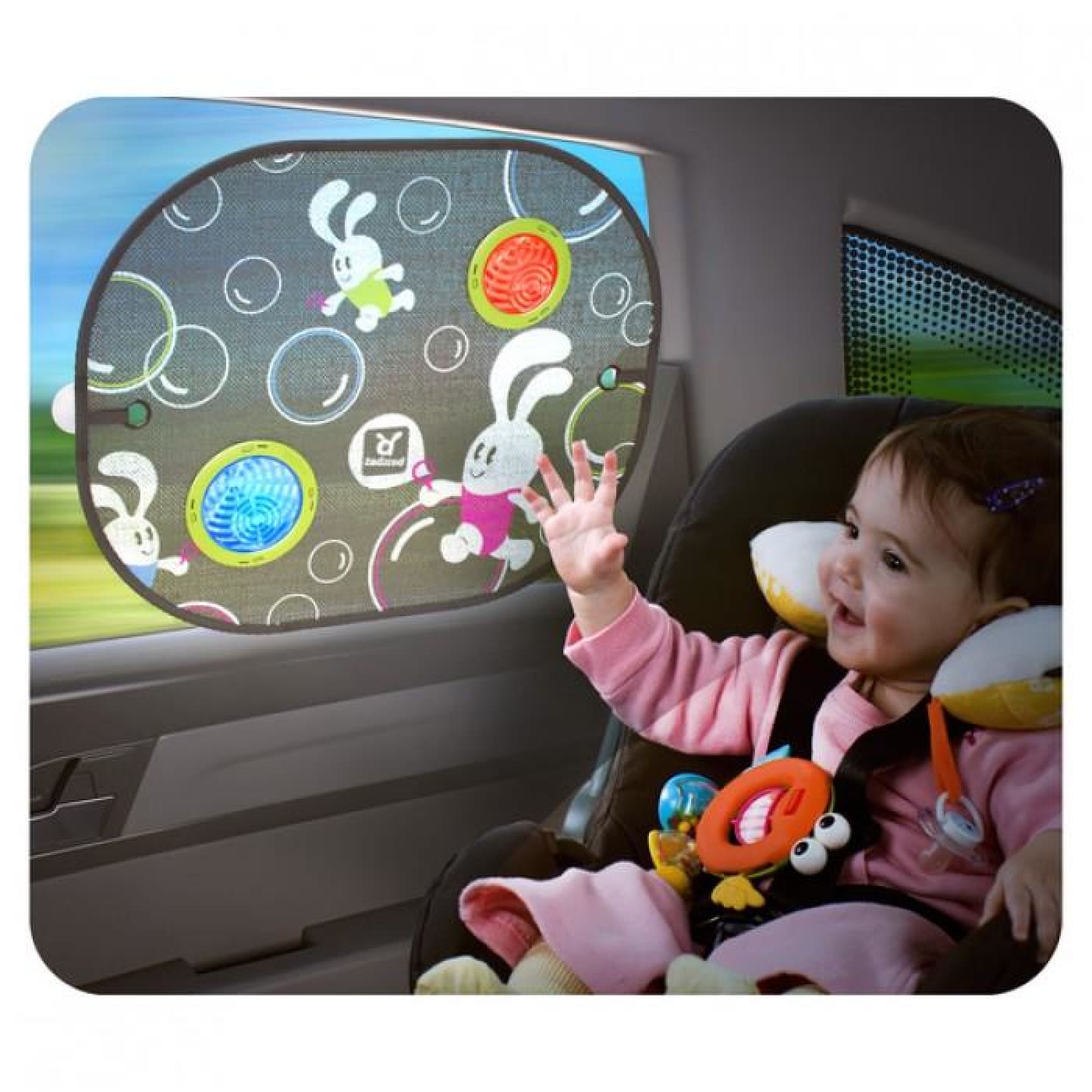 Benbat Bubble Dreams Sunshade - Round 1PK - CAR SEATS - SUNSHADES/WEATHERSHIELDS
