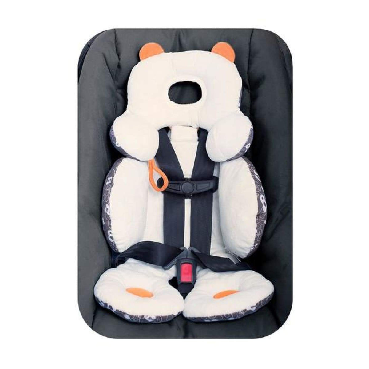 Benbat Reversible Body Support - White 0-12M - CAR SEATS - HEAD SUPPORTS/HARNESS COVERS