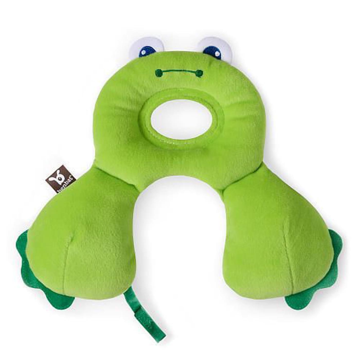 Benbat Travel Friends Head Rest - Frog 0-12M - 0-12M / Frog - CAR SEATS - HEAD SUPPORTS/HARNESS COVERS