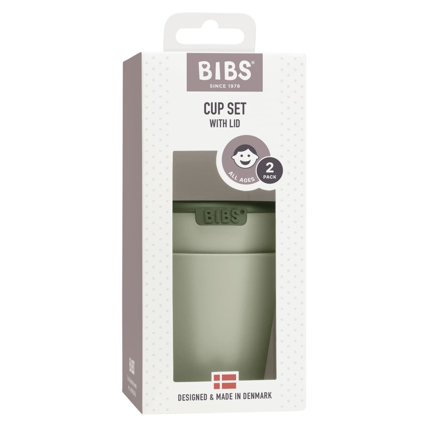 BIBS Cup Set - Sage - Sage - NURSING & FEEDING - CUPS/DRINK BOTTLES