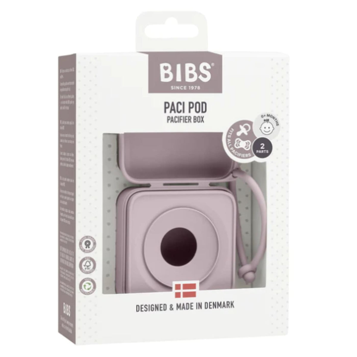 BIBS Pacifier Box - Dusky Lilac - Dusky Lilac - NURSING &amp; FEEDING - DUMMIES/SOOTHERS/CLIPS