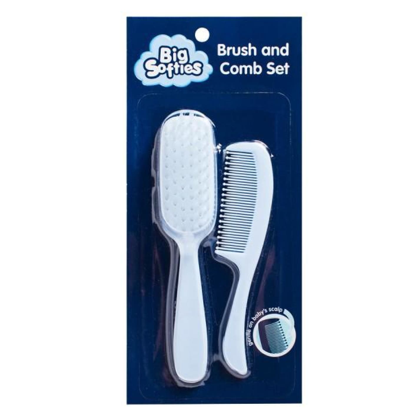 Big Softies Brush and Comb Set - Blue - BATHTIME & CHANGING - GROOMING/HYGIENE/COSMETICS