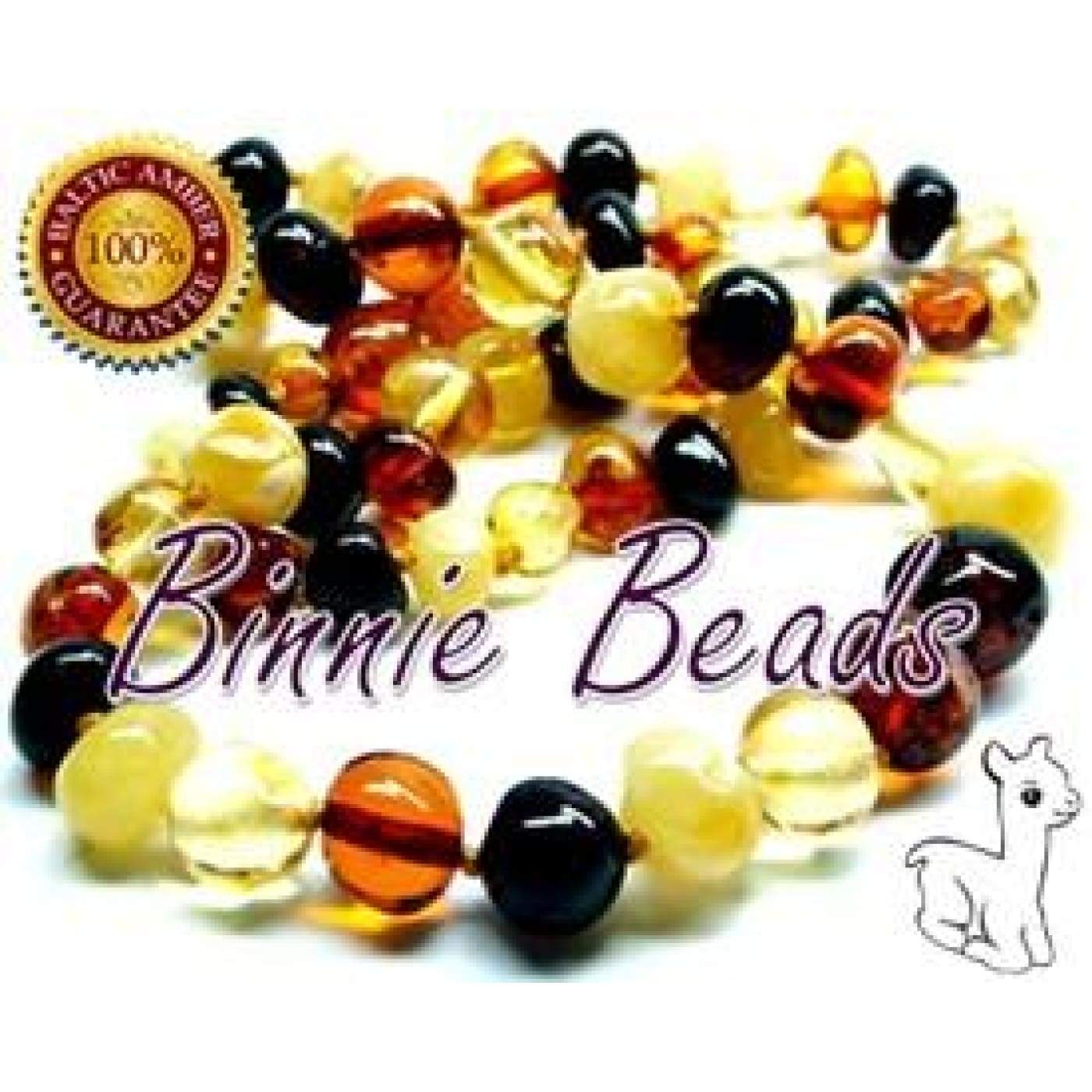 Binnie Baltic Amber Teething Child Necklace - MultiMix 36CM - NURSING & FEEDING - TEETHERS/TEETHING JEWELLERY
