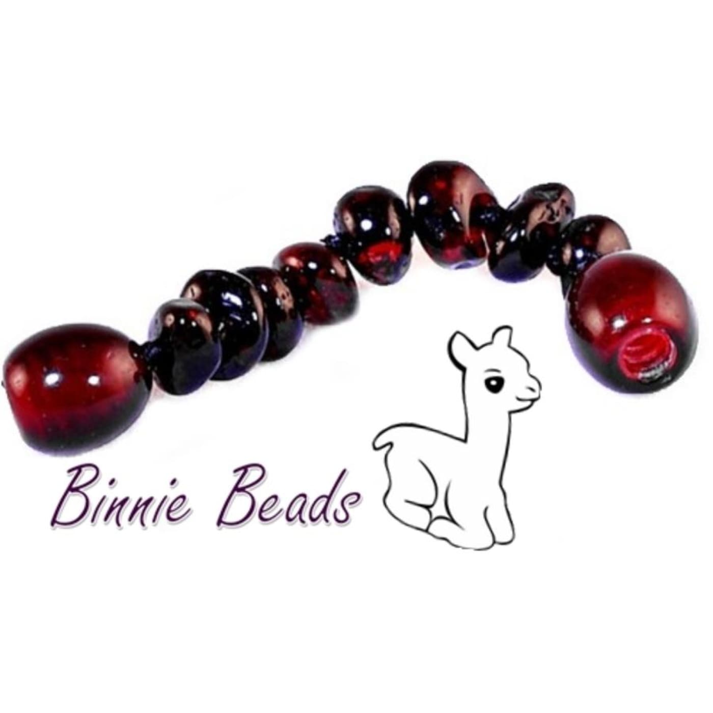 Binnie Baltic Amber Teething Extension - Cherry 5CM - NURSING & FEEDING - TEETHERS/TEETHING JEWELLERY
