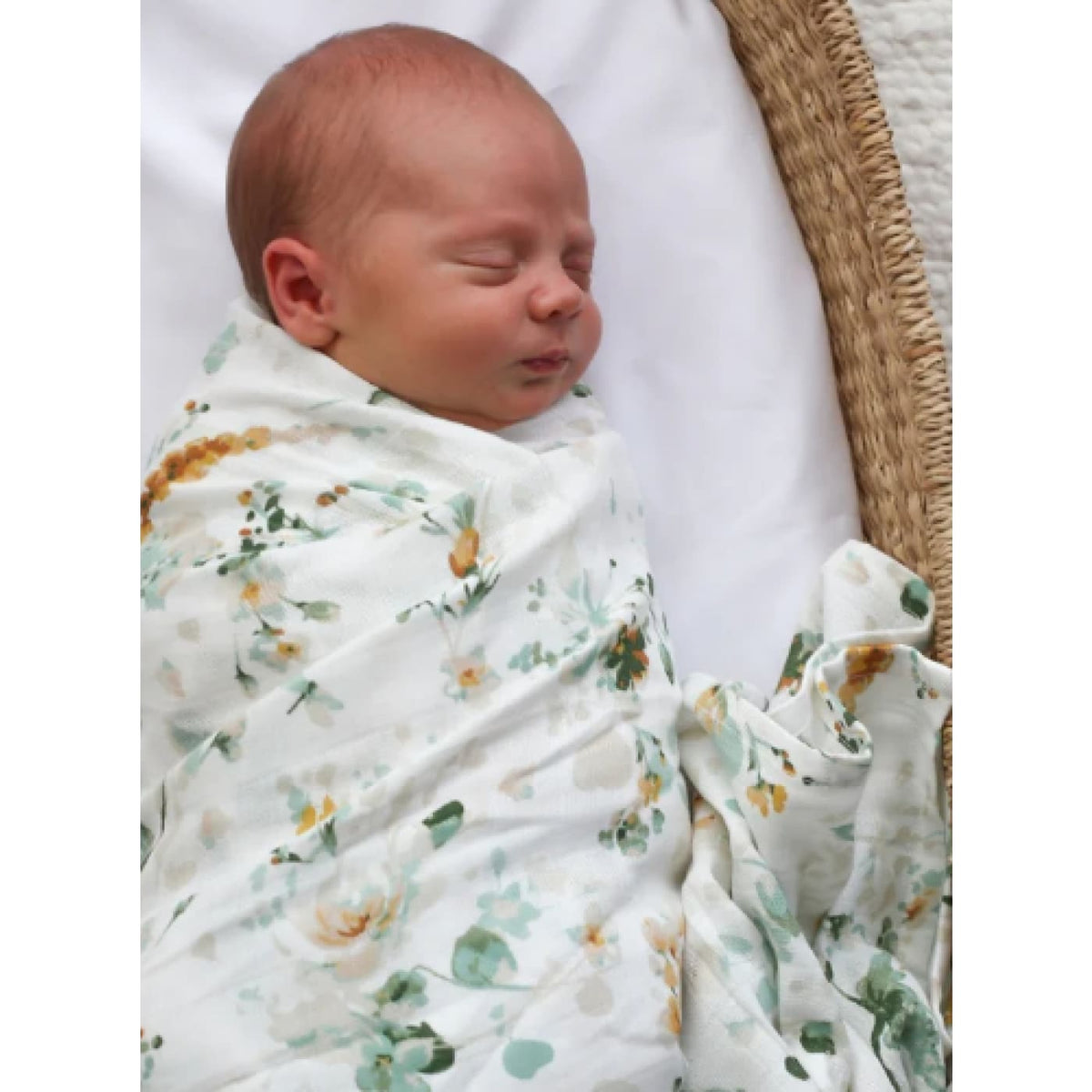 Burrow and Be Muslin Wrap - Spring Melody - NURSERY &amp; BEDTIME - SWADDLES/WRAPS