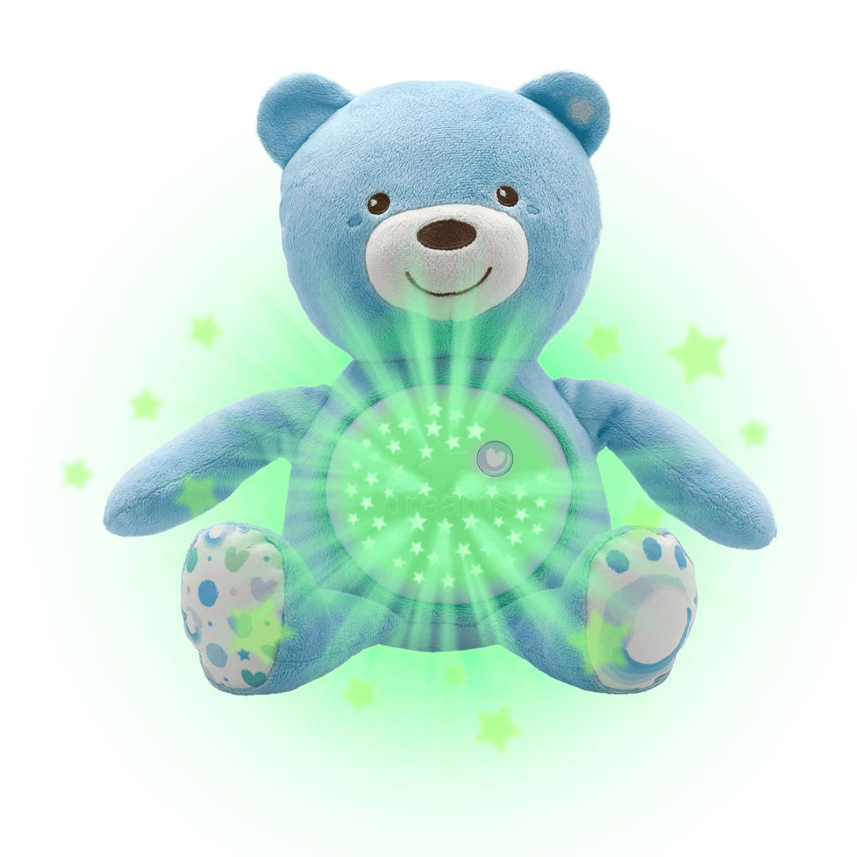 Chicco Baby Bear Soft Toy - Blue - Blue - TOYS &amp; PLAY - PLUSH TOYS/LIGHT&amp;SOUND