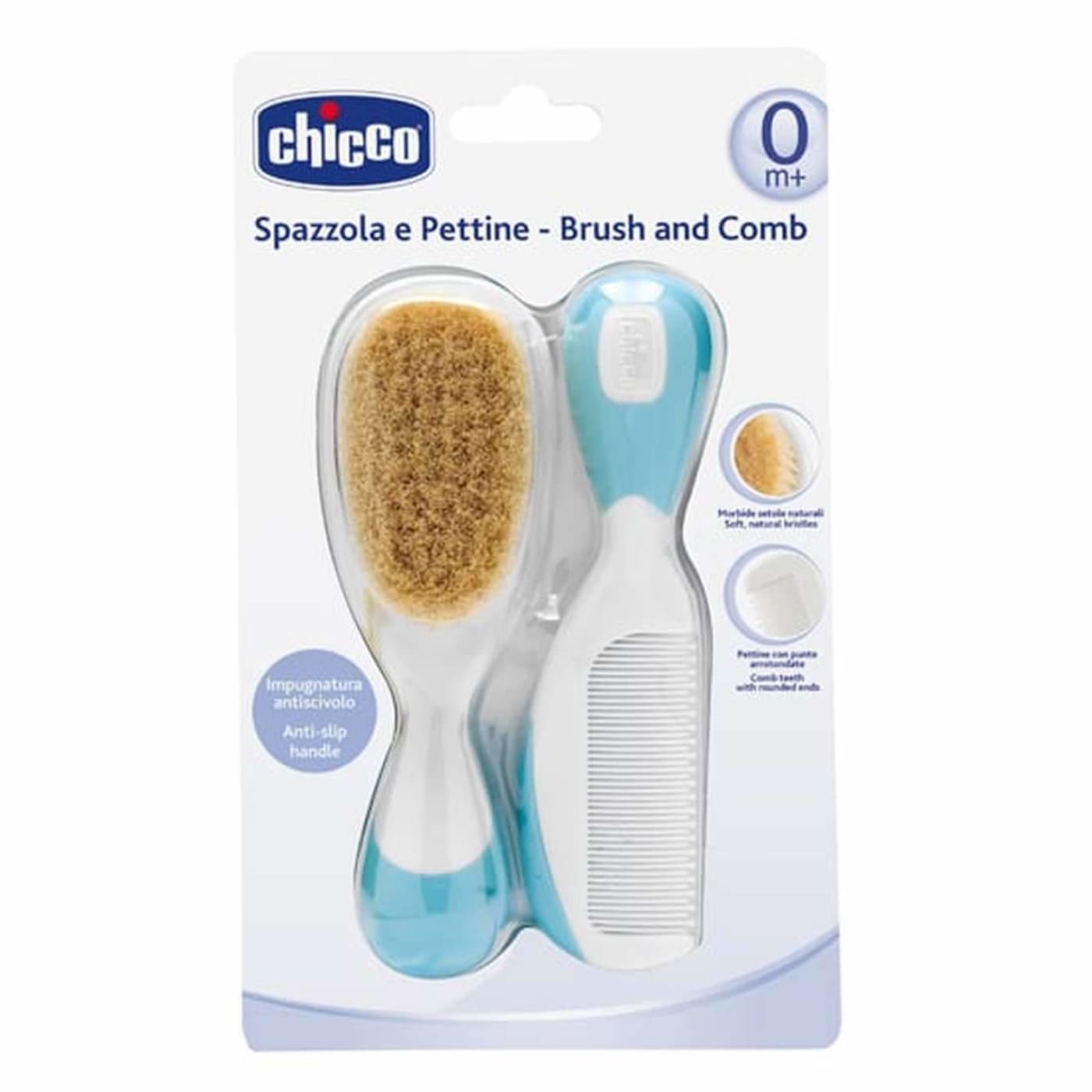 Chicco Brush & Comb Hair Care Set - Blue - BATHTIME & CHANGING - GROOMING/HYGIENE/COSMETICS