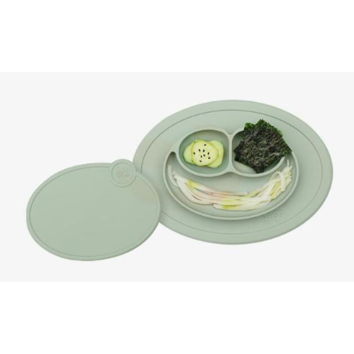 EZPZ Lid for Mini Mat - Sage - Sage - NURSING &amp; FEEDING - CUTLERY/PLATES/BOWLS/TOYS