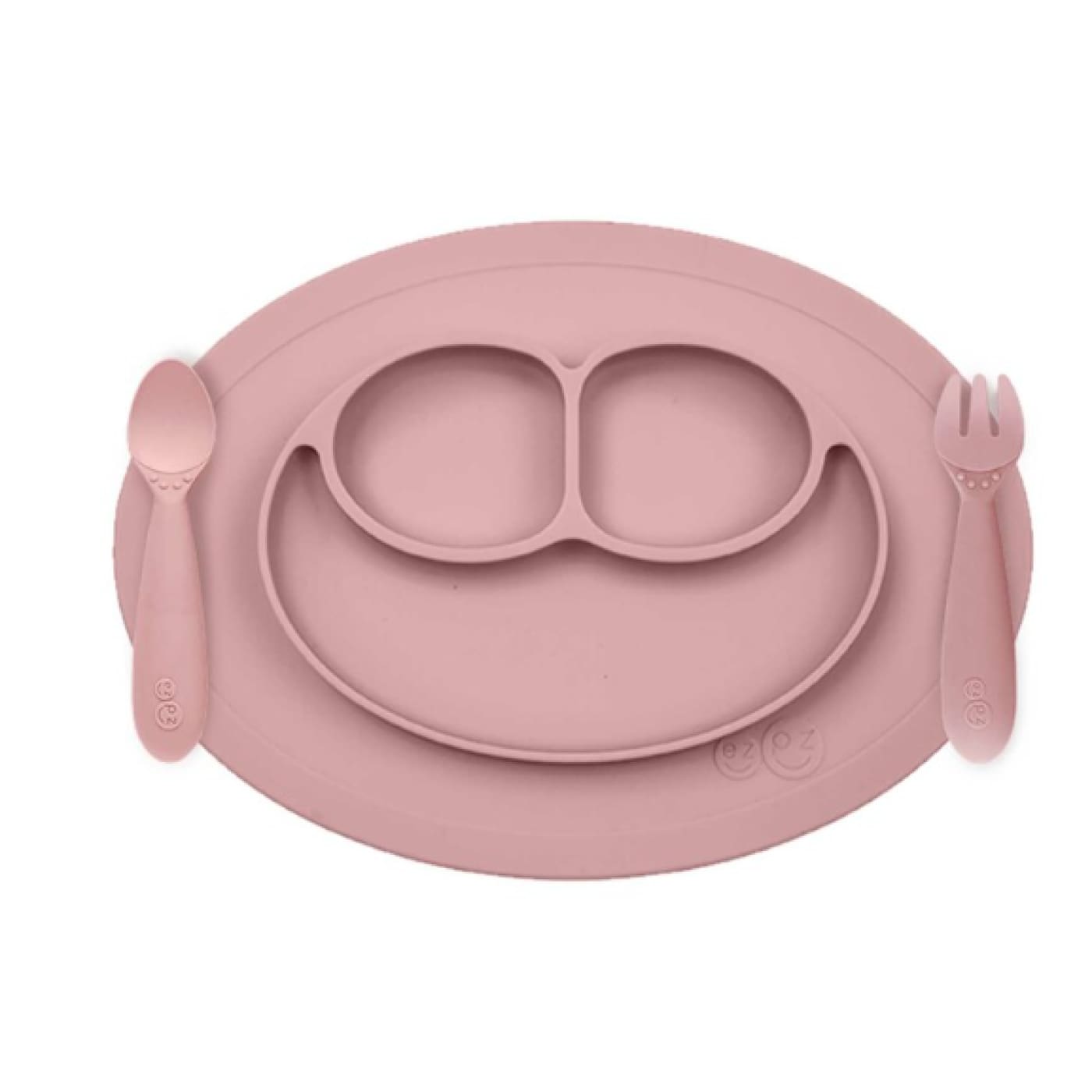 EZPZ Mini Feeding Set - Blush - Blush - NURSING & FEEDING - CUTLERY/PLATES/BOWLS/TOYS