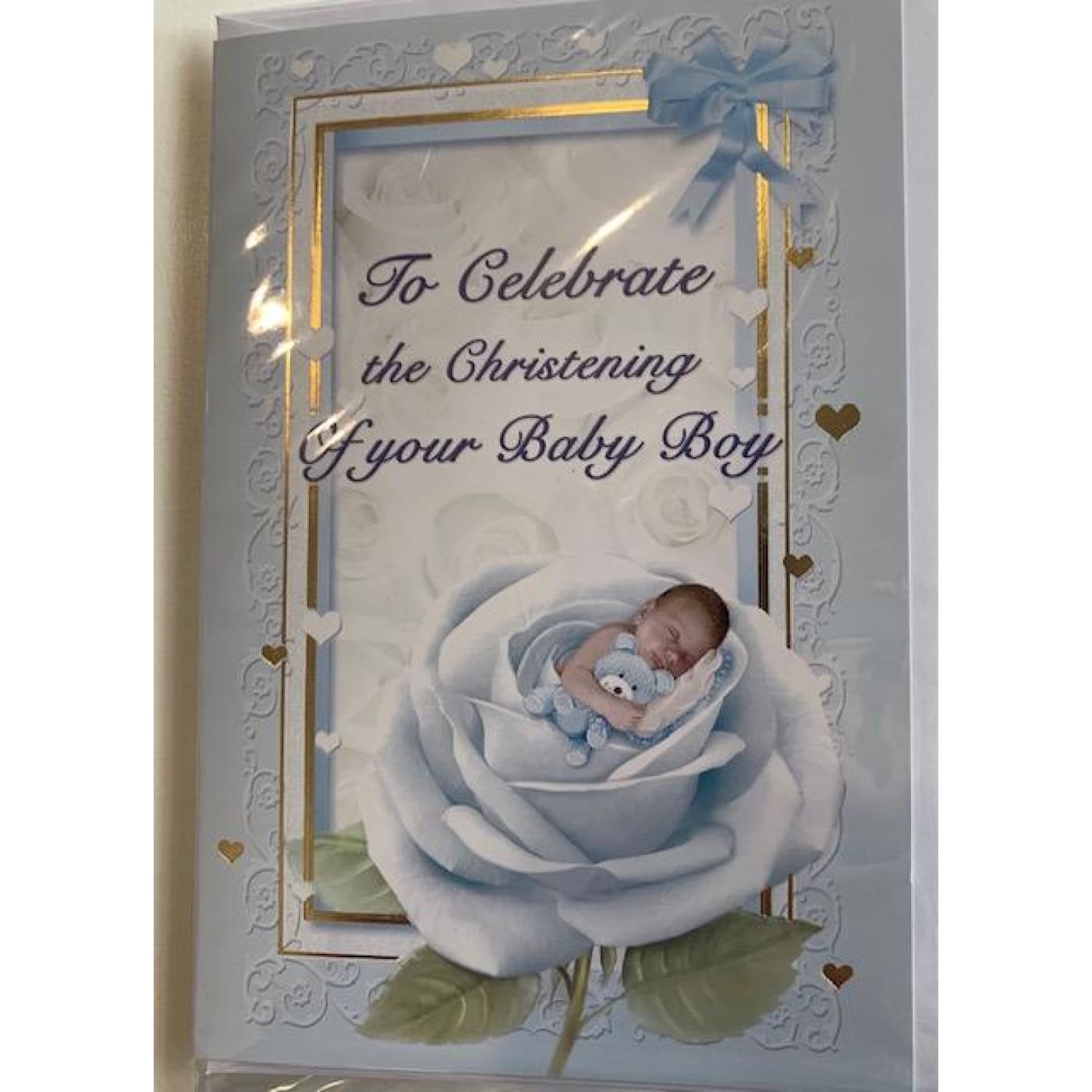 Gatto & Co Christening Card - Baby Boy - Boy - GIFTWARE - CARDS
