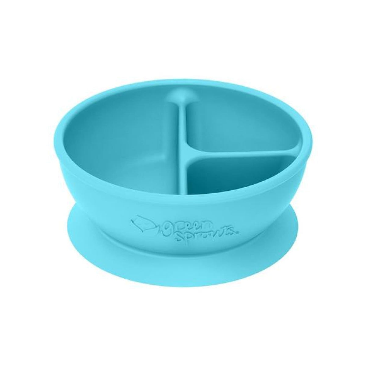 Green Sprouts Learning Bowl 9m+ - Aqua - 9M+ / Aqua - NURSING &amp; FEEDING - CUTLERY/PLATES/BOWLS/TOYS