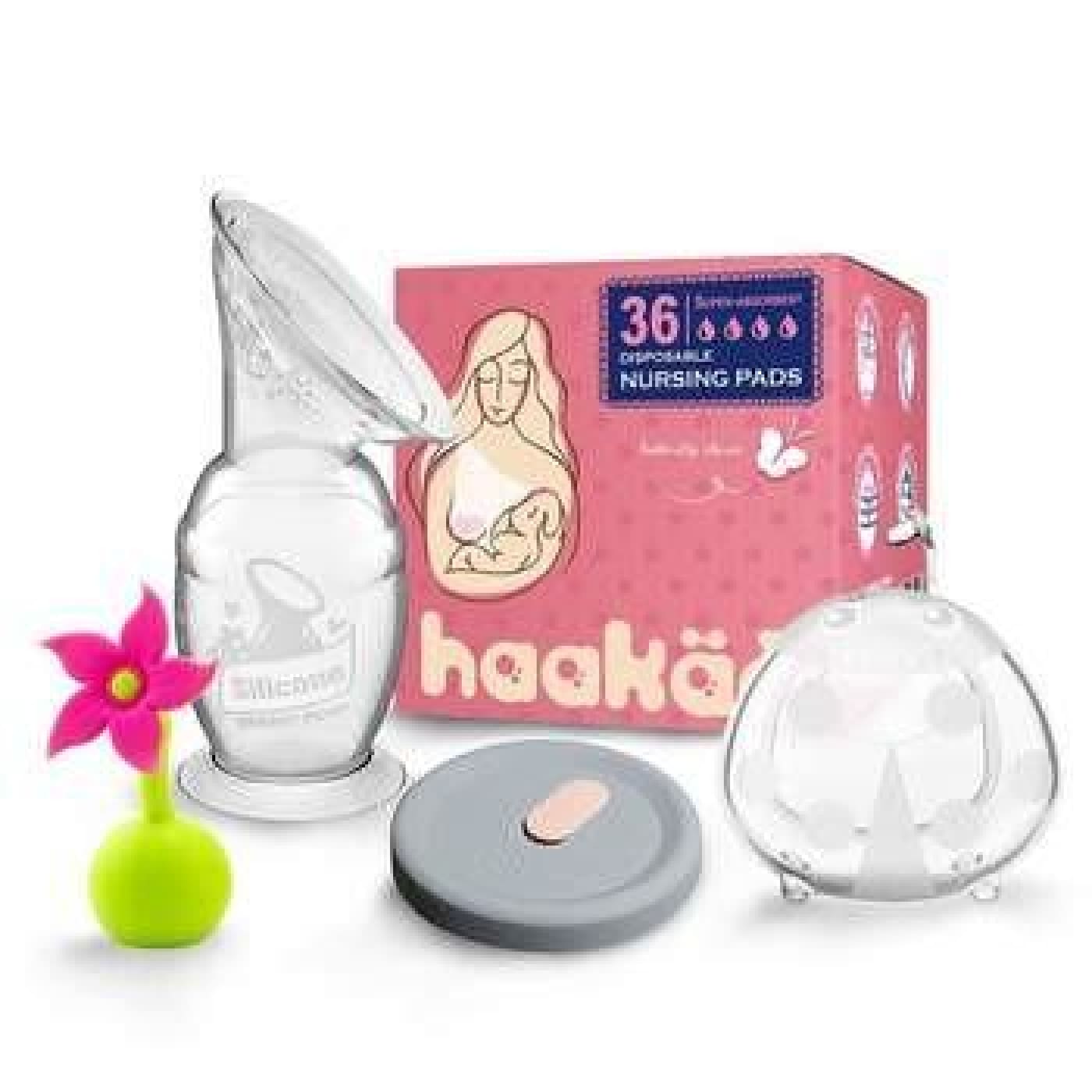 Haakaa New Mum Breastfeeding Essentials Pack - Limited Edition - NURSING & FEEDING - BREAST PUMPS/ACCESSORIES