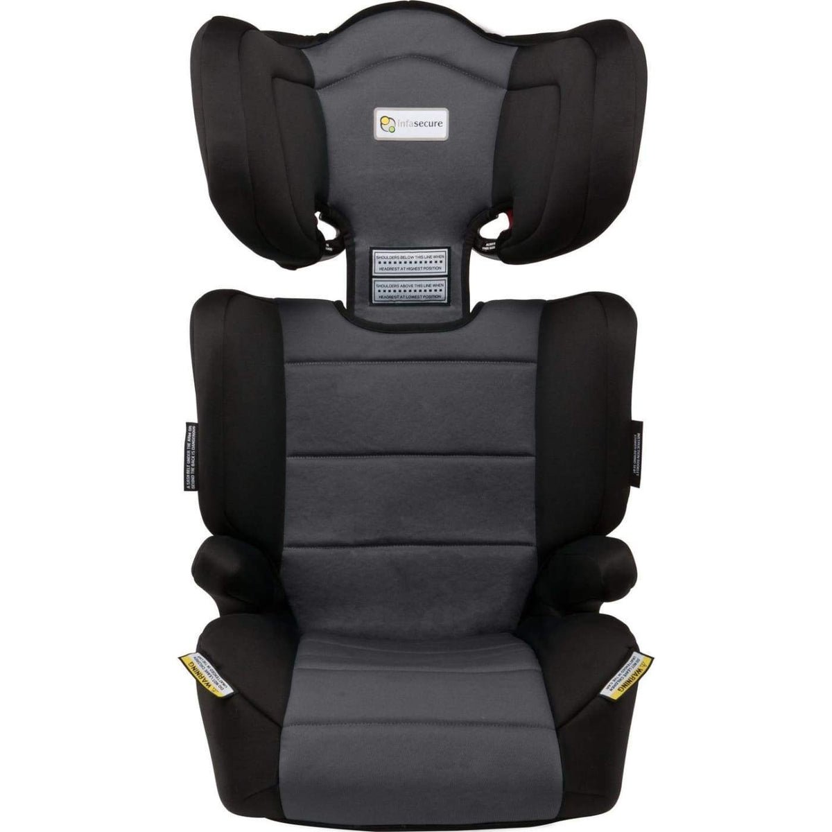 InfaSecure Astra Vario II Booster 4-8YR - Grey - CAR SEATS - BOOSTERS (4-8YR)