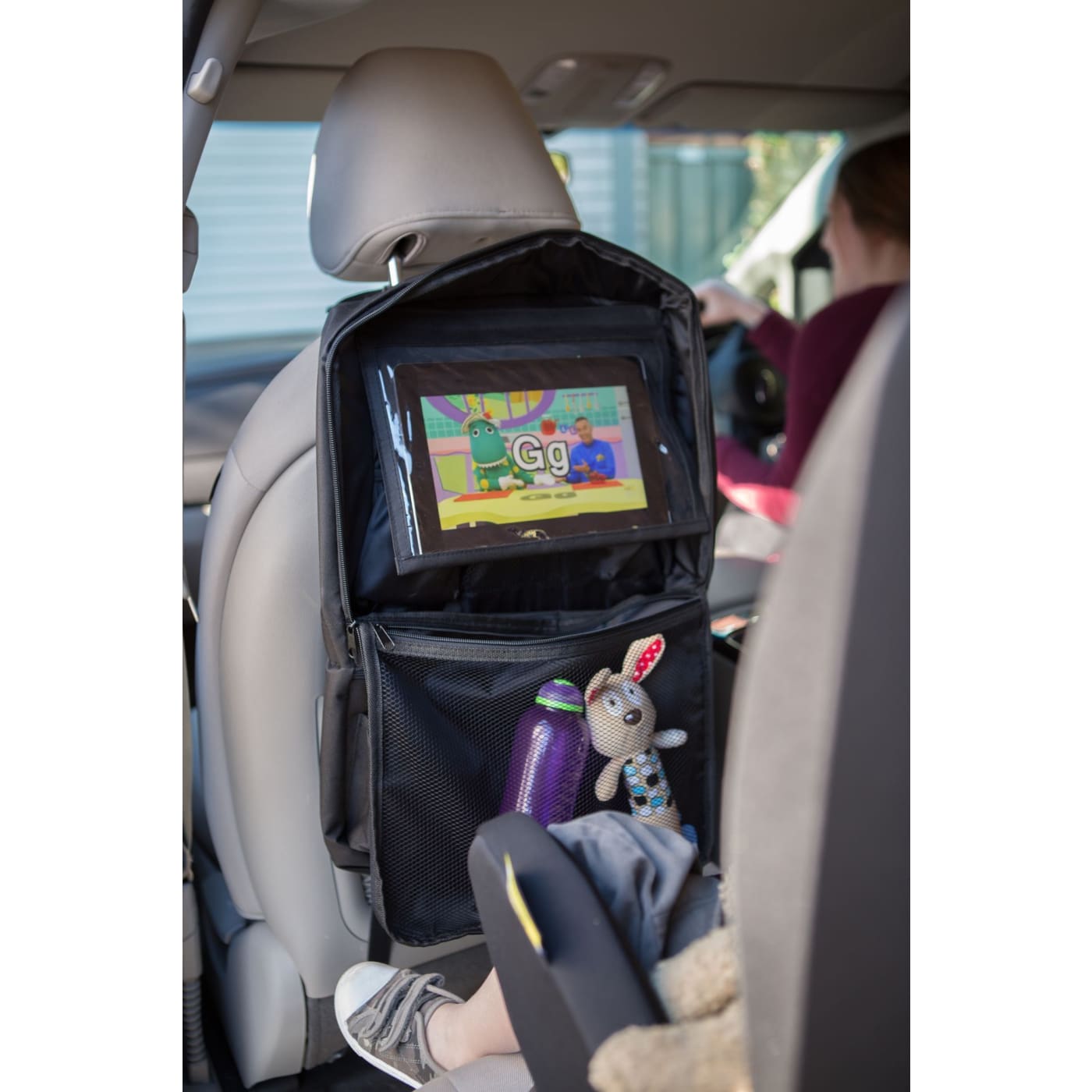 InfaSecure Zip Up Organiser with Tablet Holder - CAR SEATS - SEAT PROTECTORS/MIRRORS/STORAGE