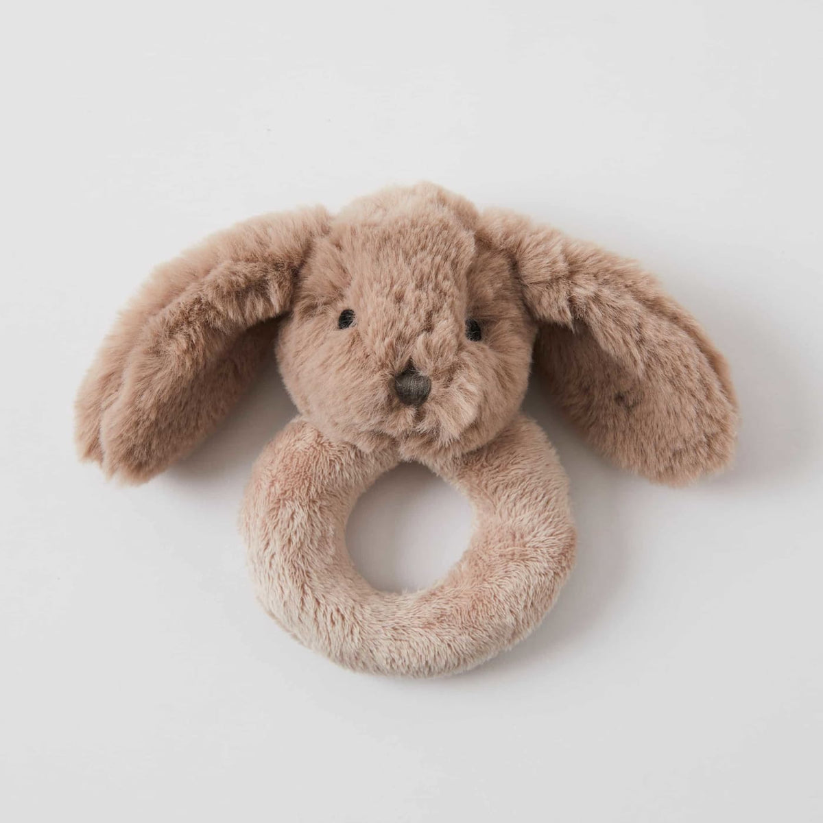 Jiggle &amp; Giggle Rattle - Taupe Bunny - TOYS &amp; PLAY - BLANKIES/COMFORTERS/RATTLES