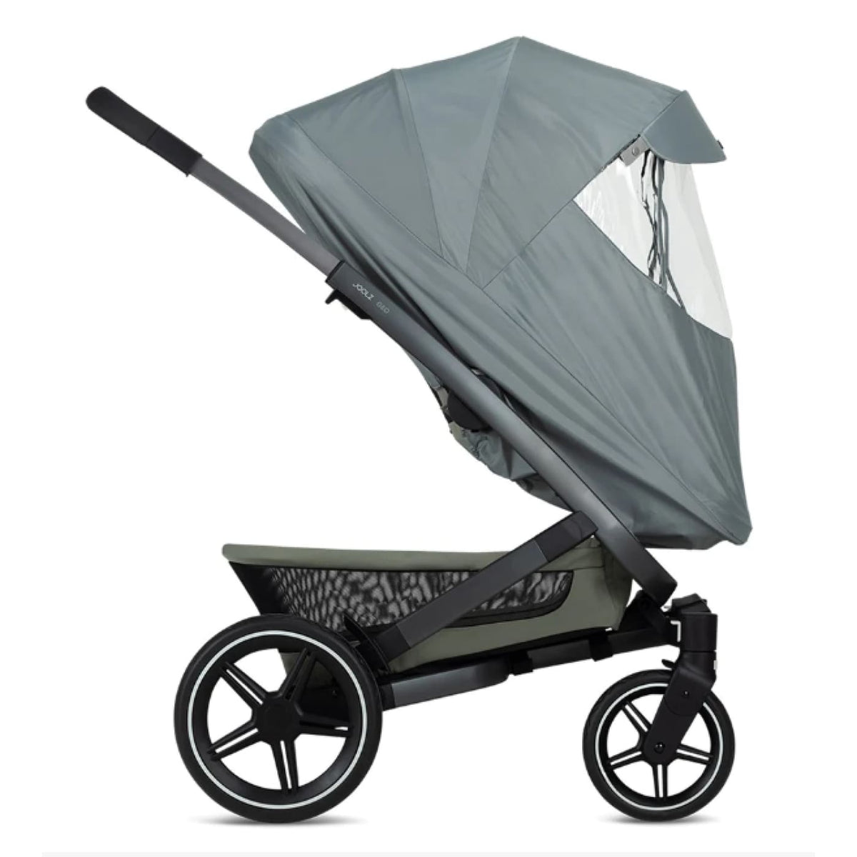 Joolz Geo3 Twin Stroller - Brilliant Black (2 Seat + 2 Carry Cot) - Brilliant Black - PRAMS &amp; STROLLERS - PACKAGES