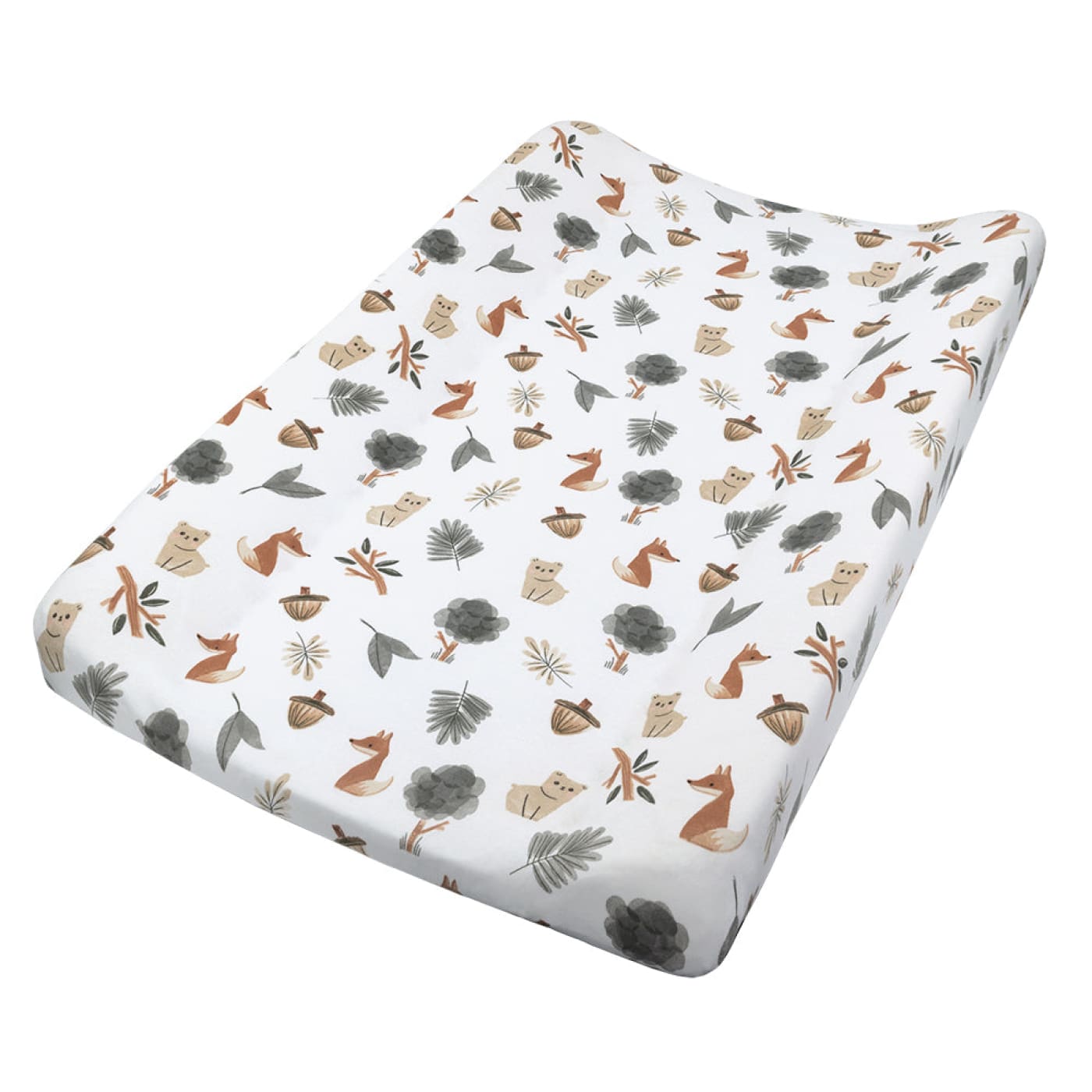 Living Textiles Jersey Change Pad Cover & Liner Set - Forest Retreat - Forest Retreat - BATHTIME & CHANGING - CHANGE MATS/COVERS