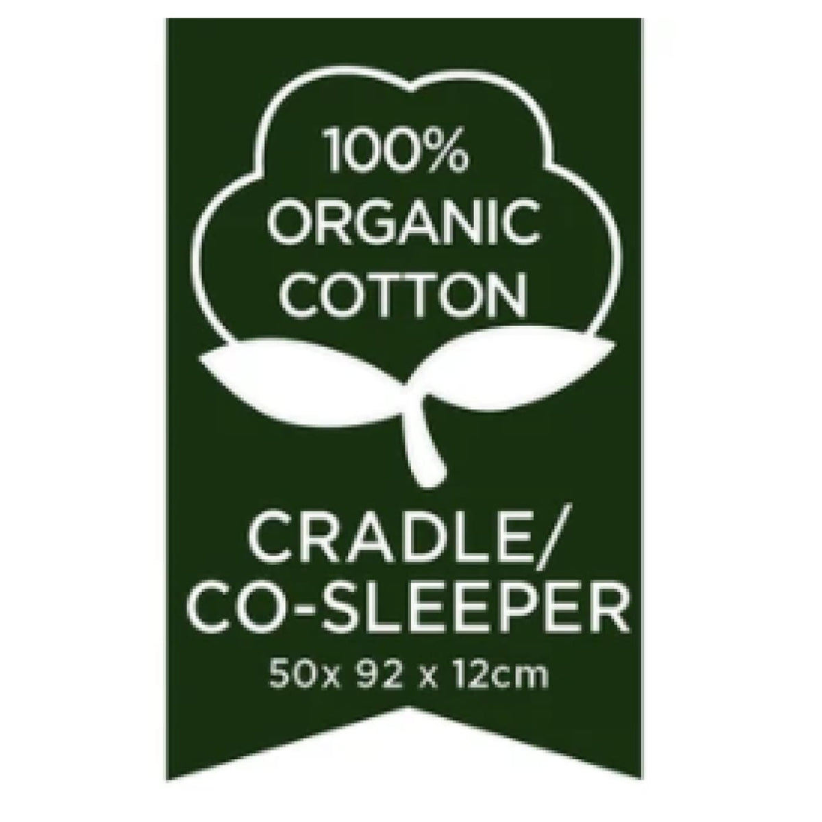 Living Textiles Organic Smart-Dri Mattress Protector - Cradle - Cradle - NURSERY &amp; BEDTIME - BASS/CRADLE/COSLEEP MATT PROT