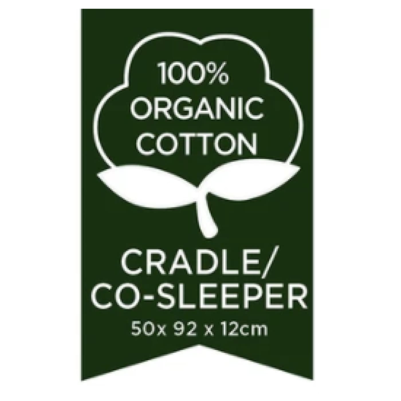 Living Textiles Organic Smart-Dri Mattress Protector - Cradle - Cradle - NURSERY & BEDTIME - BASS/CRADLE/COSLEEP MATT PROT
