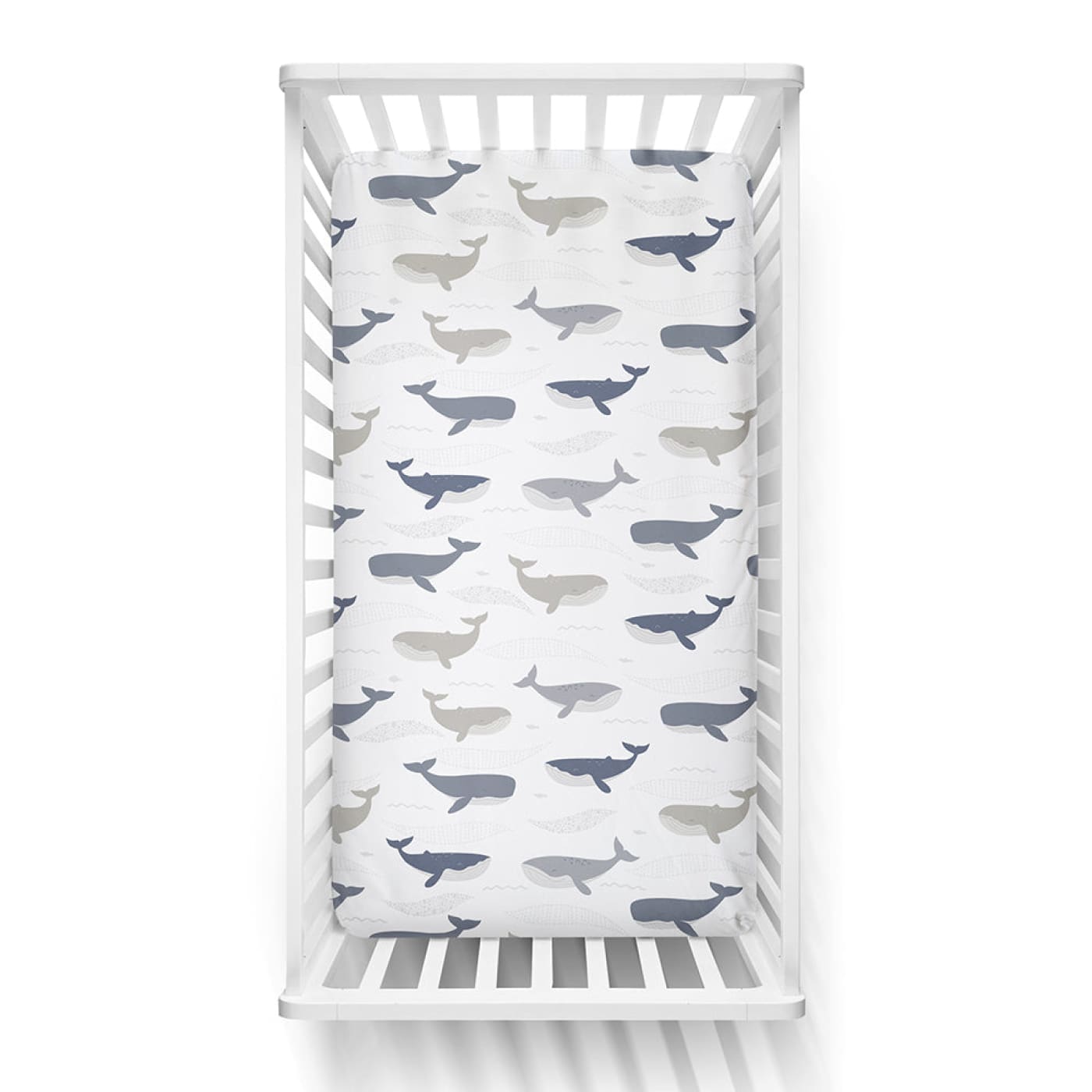 Lolli Living Cot Fitted sheet - Oceania Whales - Oceania - NURSERY & BEDTIME - COT MANCHESTER