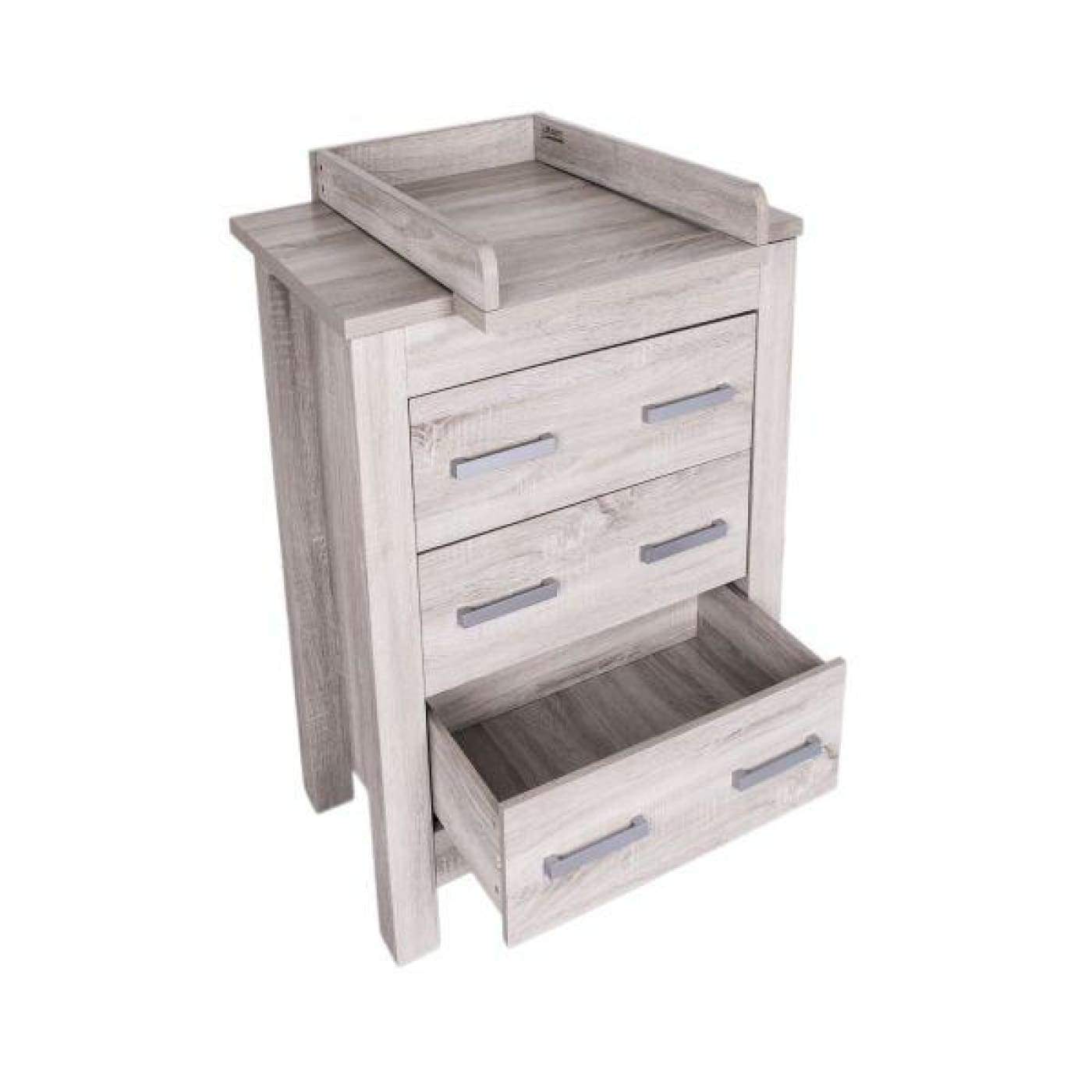 Love N Care Bordeaux Chest - Ash - Available June - Ash - NURSERY & BEDTIME - CHESTS/DRESSERS/TALLBOYS