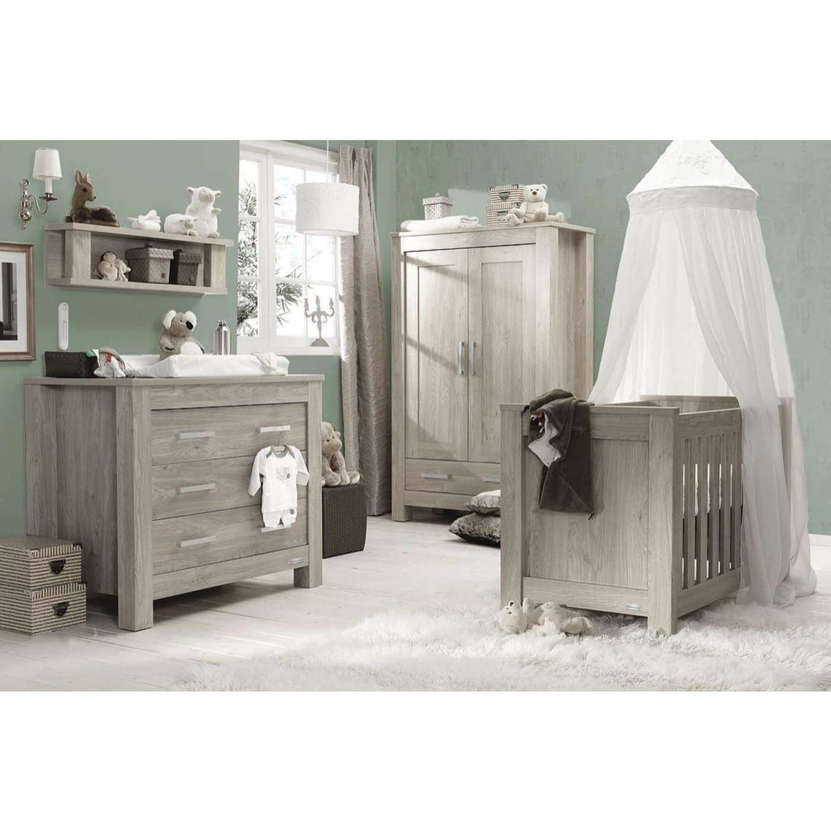 Love N Care Bordeaux Chest - Ash - NURSERY &amp; BEDTIME - CHESTS/DRESSERS/TALLBOYS
