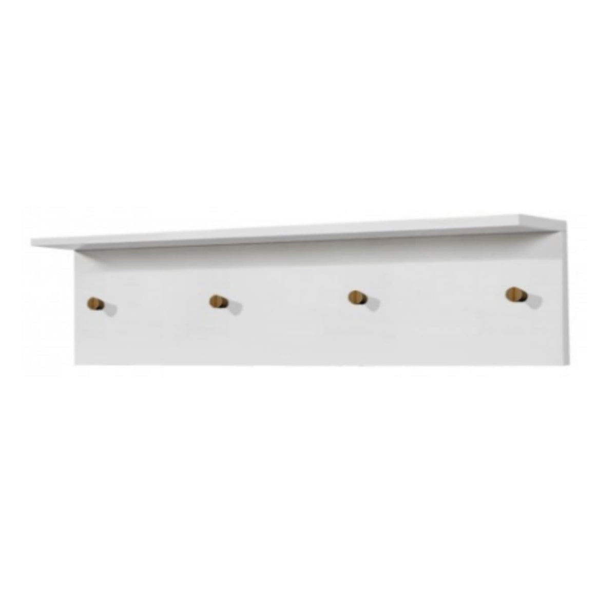 Love N Care Fjord Wall Shelf - White - NURSERY &amp; BEDTIME - TOY BOXES/WALL SHELVES