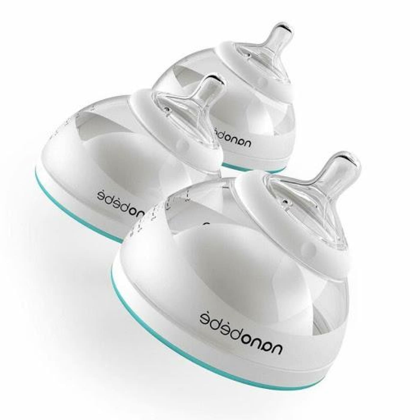 Nanobebe Breastmilk Bottle 150ml 3 Pack – Teal - Teal - NURSING & FEEDING - BOTTLES/TEATS