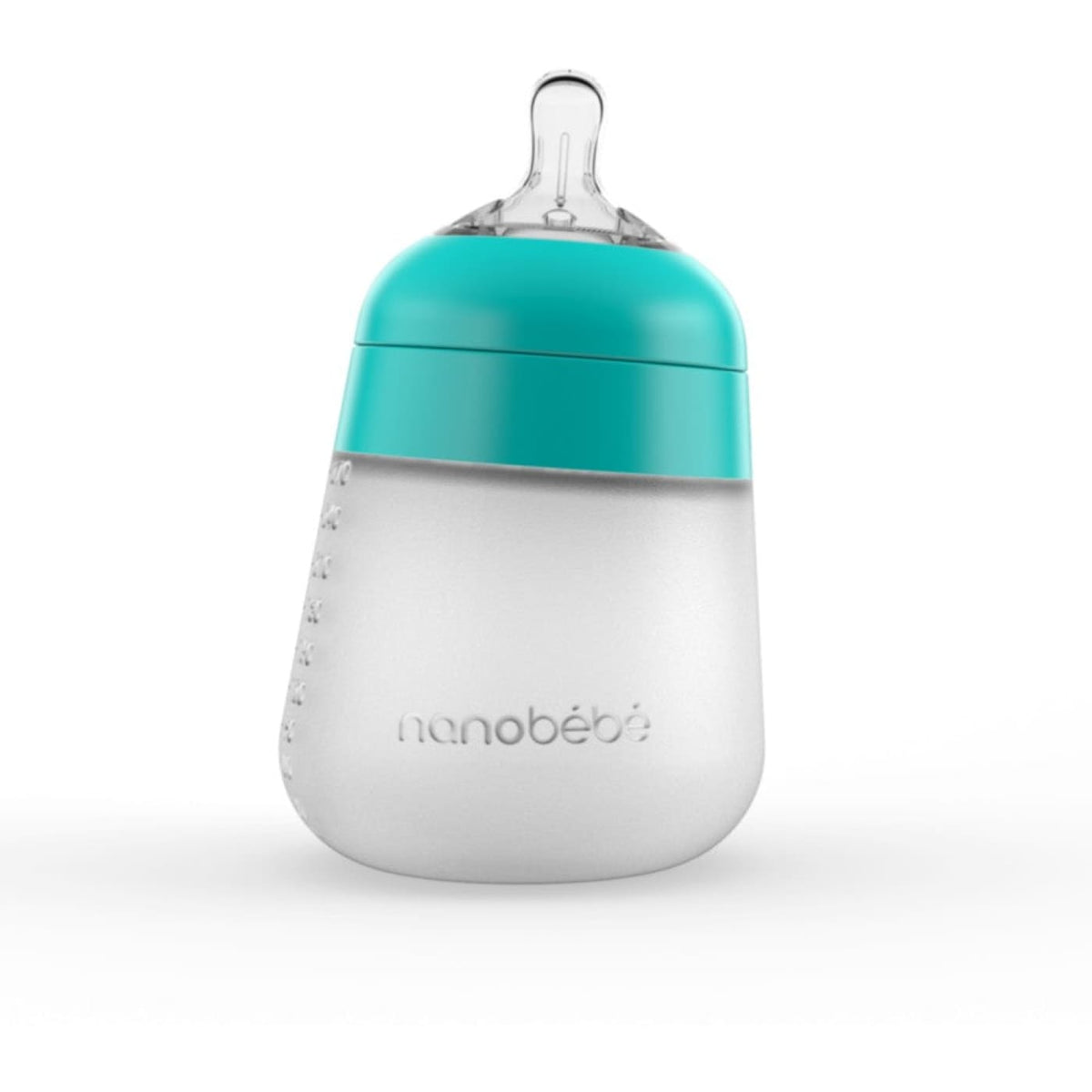 Nanobébé Flexy Silicone Bottle 1-pack - Single / Teal - NURSING &amp; FEEDING - BOTTLES/TEATS