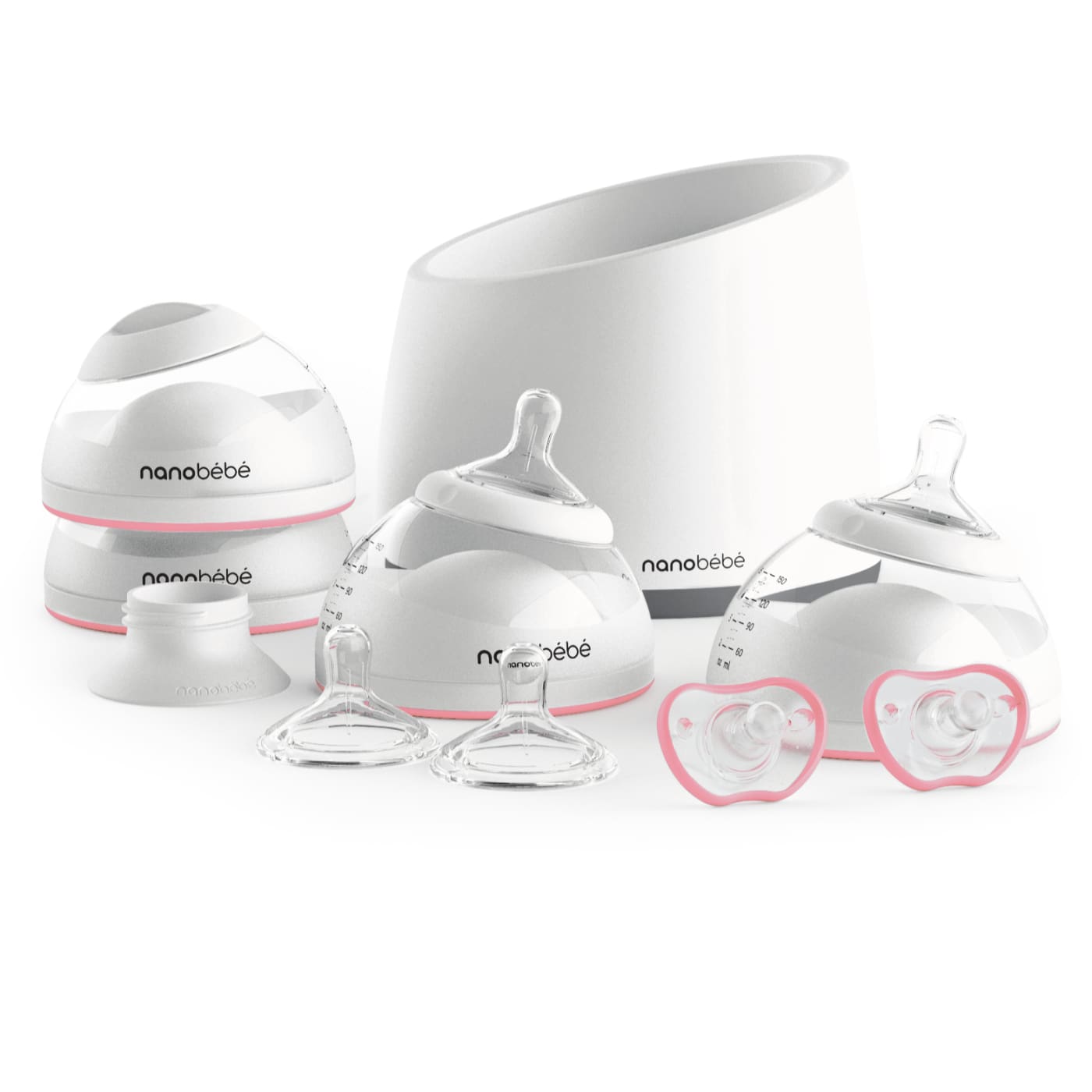 Nanobebe Newborn Gift Set Pink - Pink - NURSING & FEEDING - BOTTLES/TEATS