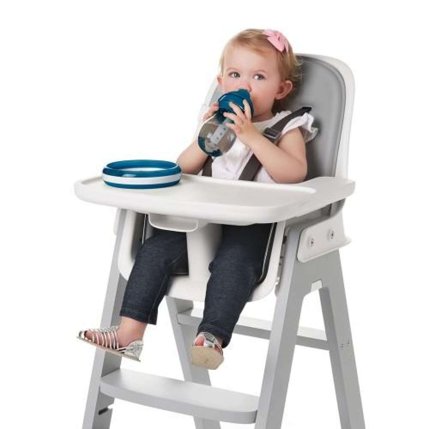 Oxo Tot Grow Straw Cup - Navy - 250ml / Navy - NURSING & FEEDING - CUPS/DRINK BOTTLES