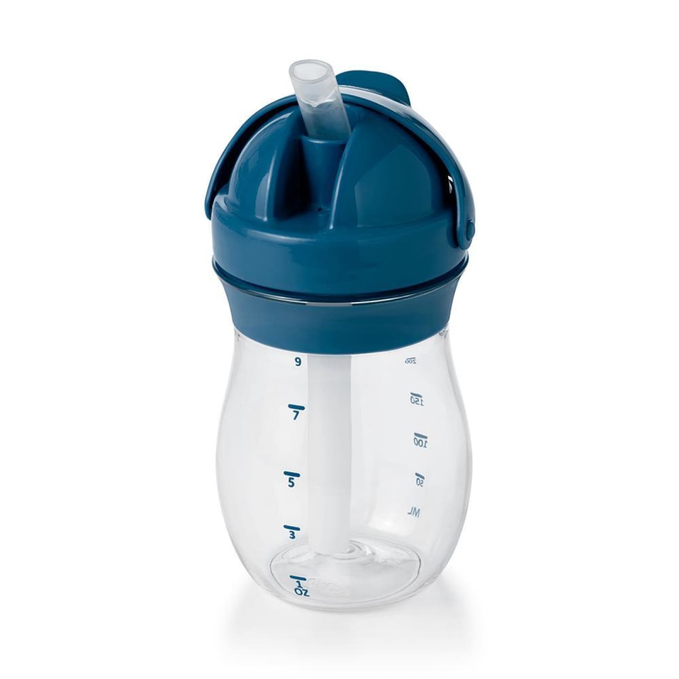 Oxo Tot Grow Straw Cup - Navy - 250ml / Navy - NURSING & FEEDING - CUPS/DRINK BOTTLES