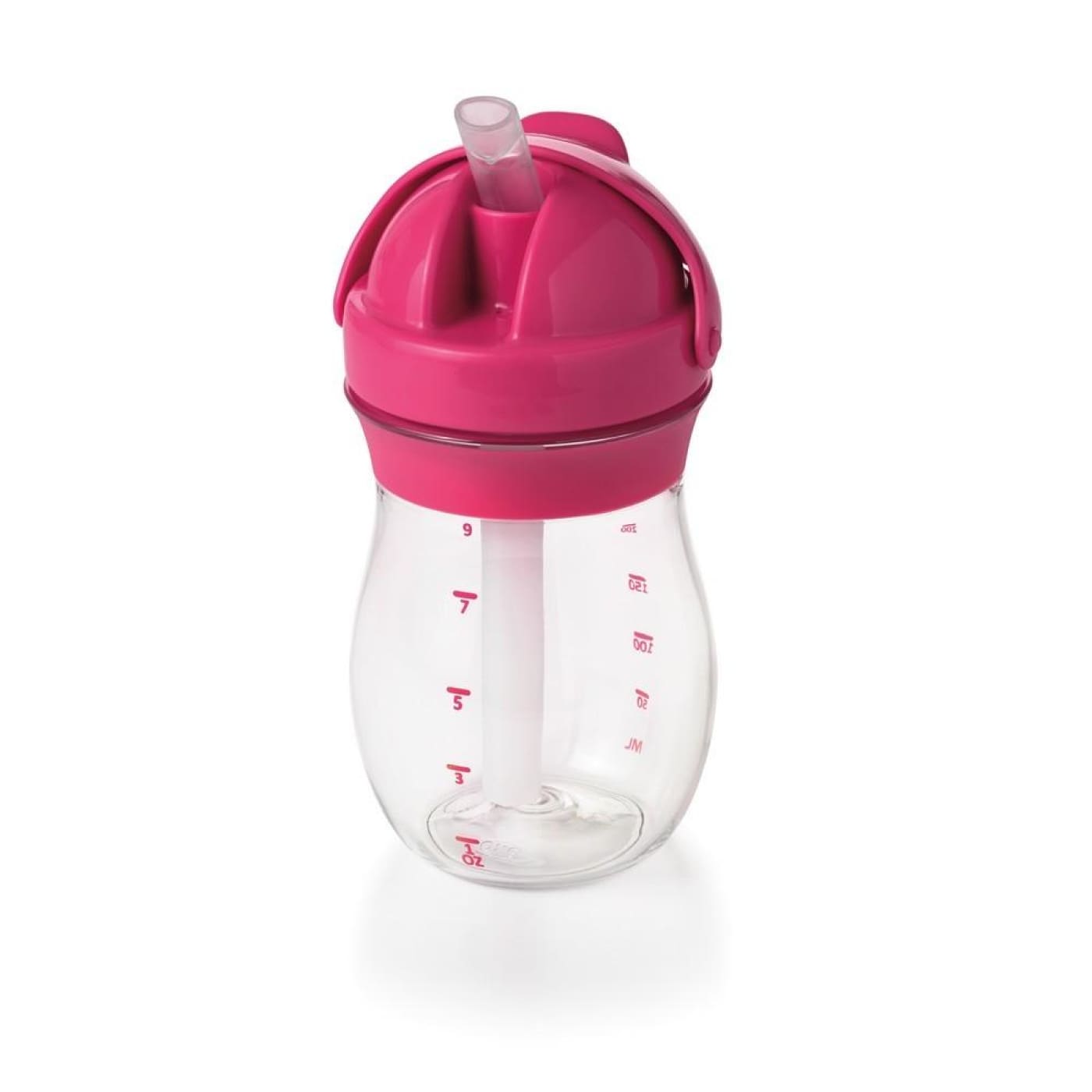 Oxo Tot Grow Straw Cup - Pink - 250ml / Pink - NURSING & FEEDING - CUPS/DRINK BOTTLES