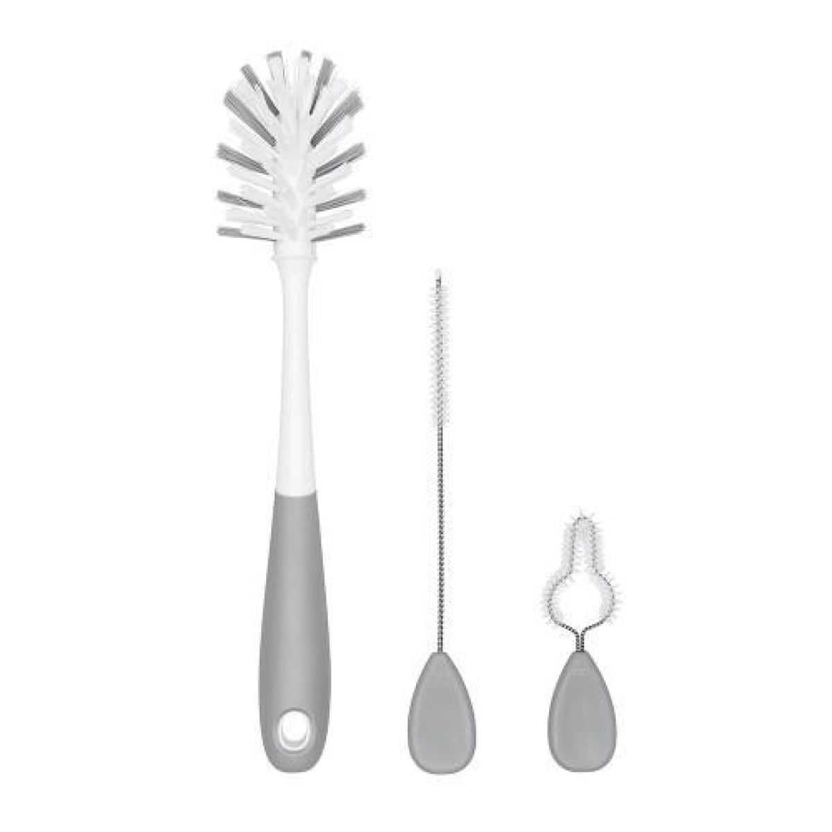 Oxo Tot Water Bottle &amp; Straw Cup Cleaning Set - Grey - NURSING &amp; FEEDING - BOTTLE ACCESSORIES