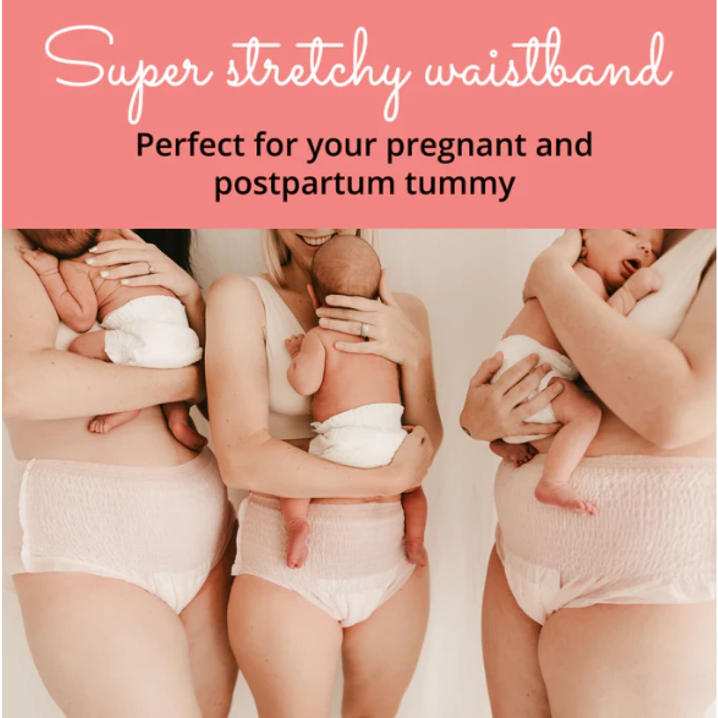Postpartum Underwear, Sweat Absorbing 5 Pack Maternity Pants
