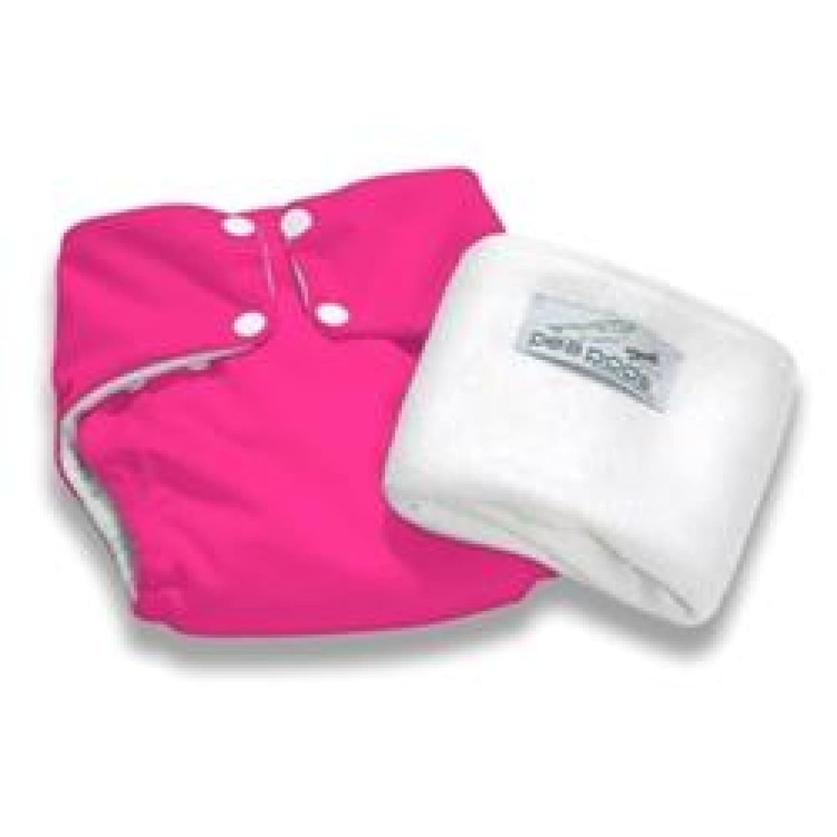 Pea Pods One Size Fits All Nappy - Hot Pink - BATHTIME &amp; CHANGING - NAPPIES/WIPES/ACC ECO RANGE