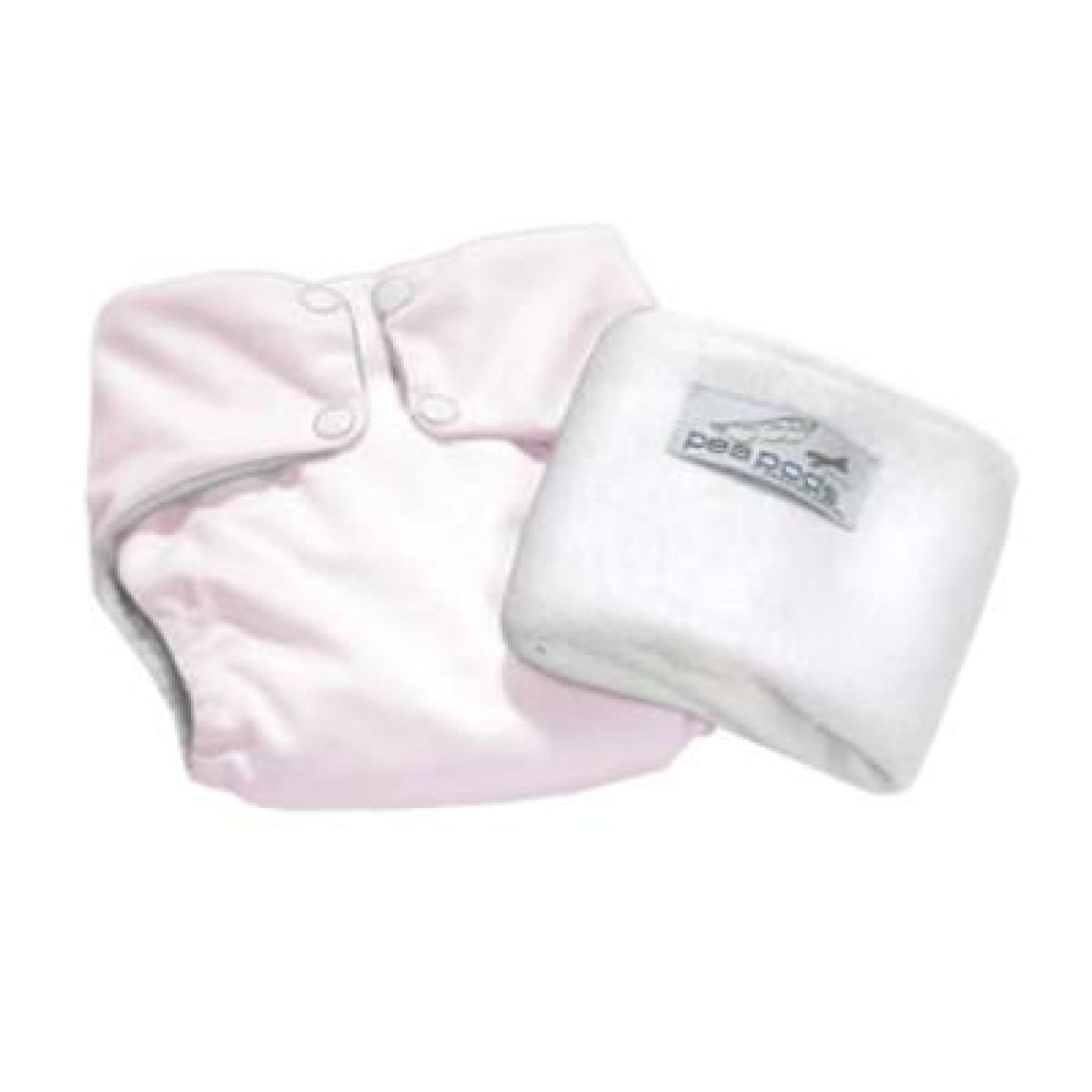 Pea Pods One Size Fits All Nappy - Pastel Pink - BATHTIME & CHANGING - NAPPIES/WIPES/ACC ECO RANGE