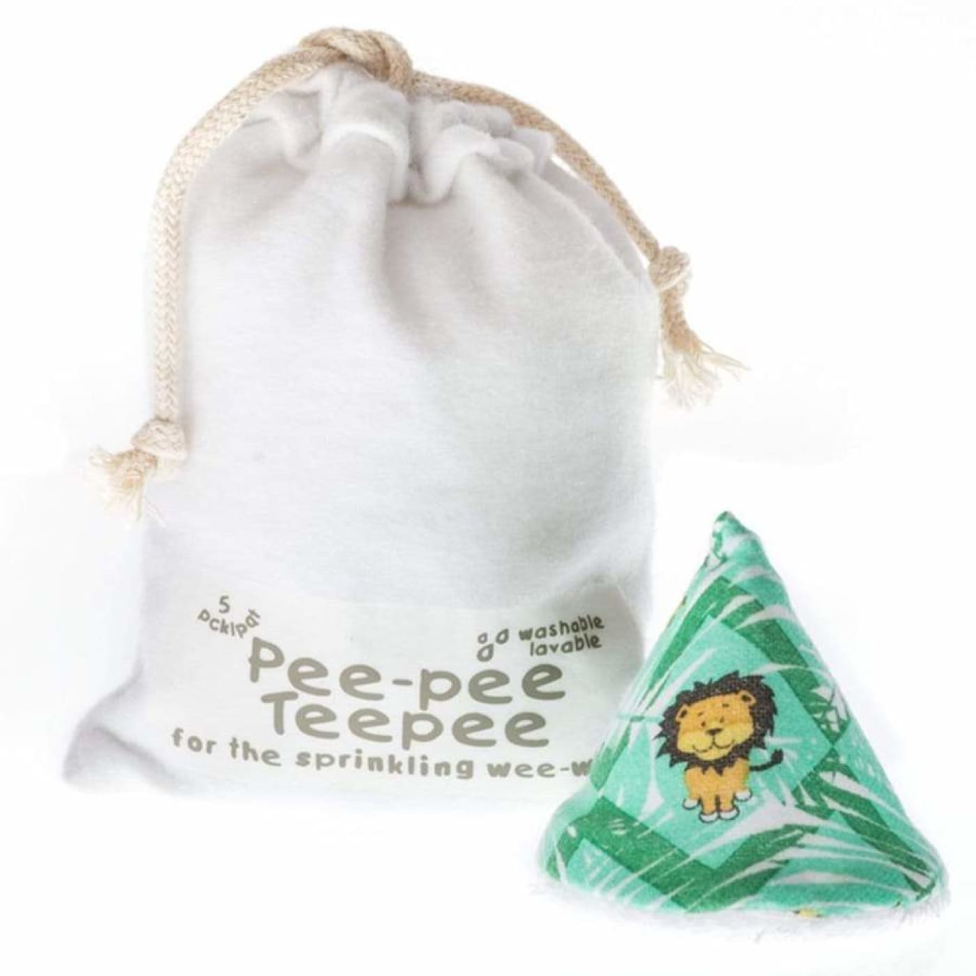 Pee-pee Teepee with Laundry Bag - Jungle - Jungle - BATHTIME & CHANGING - NAPPIES/WIPES/ACC