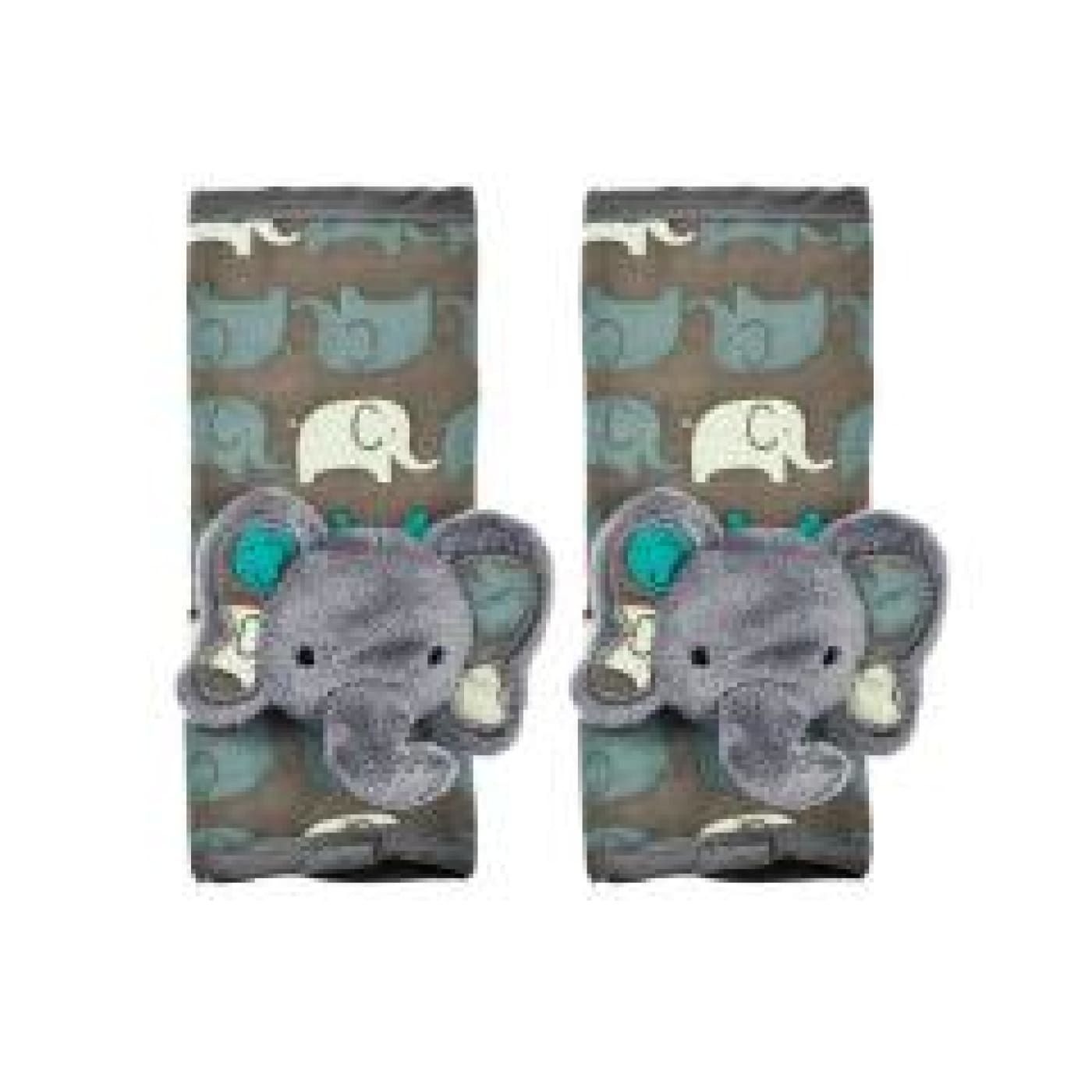 Playette Animal Strap Cover Pals - Elephants - CAR SEATS - HEAD SUPPORTS/HARNESS COVERS