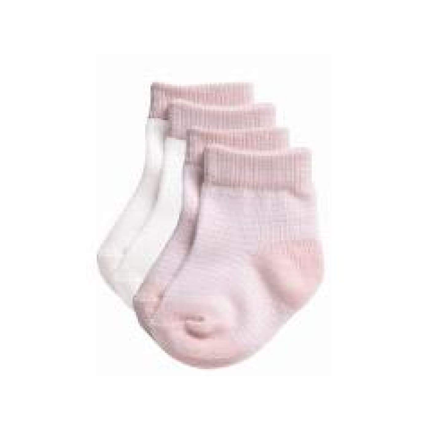 Playette Preemie Fashion Socks - Pink/White 3PK - BABY & TODDLER CLOTHING - MITTENS/SOCKS/SHOES