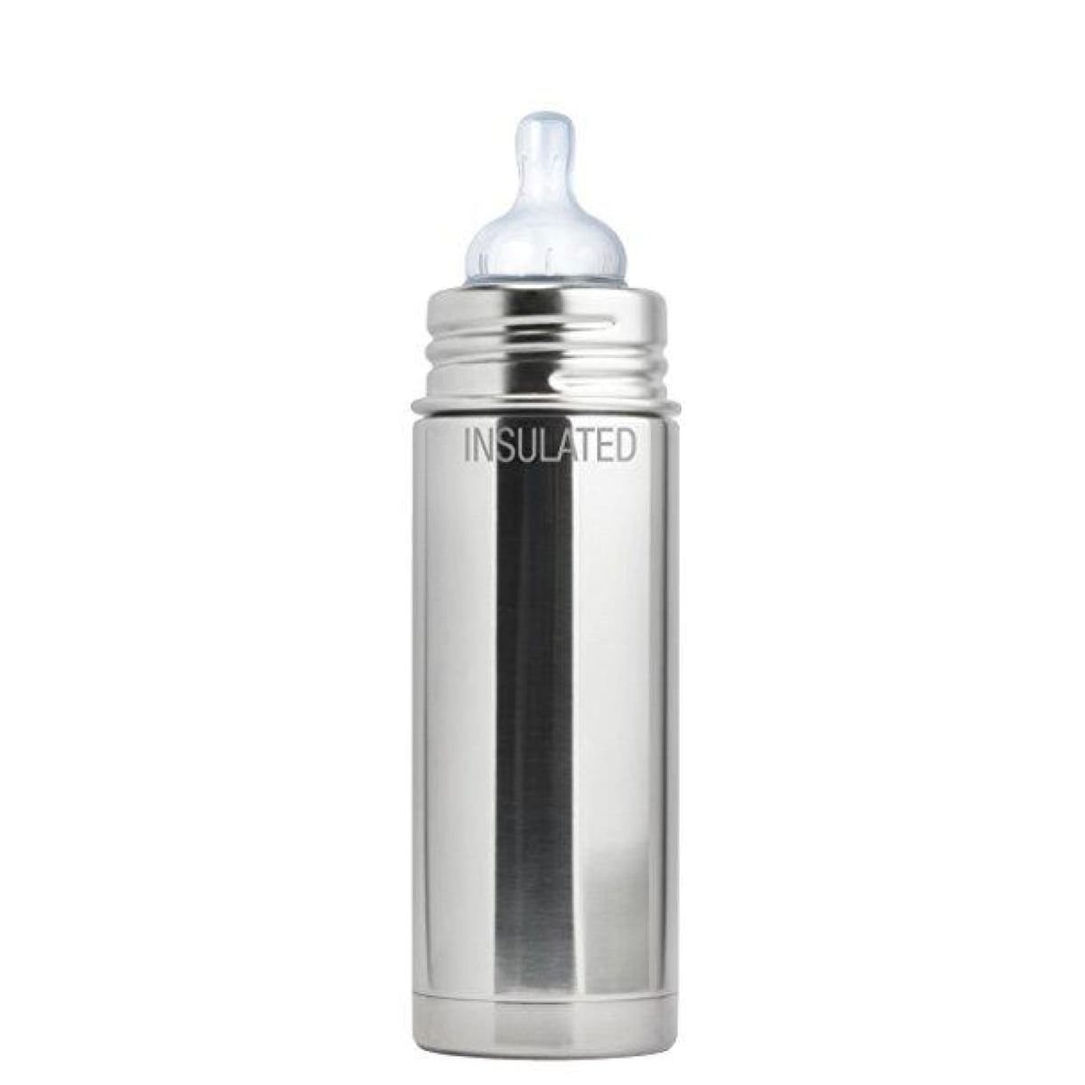 Pura Kiki Insulated Infant Stainless Steel Bottle - Natural 260ML - NURSING &amp; FEEDING - ECO RANGE